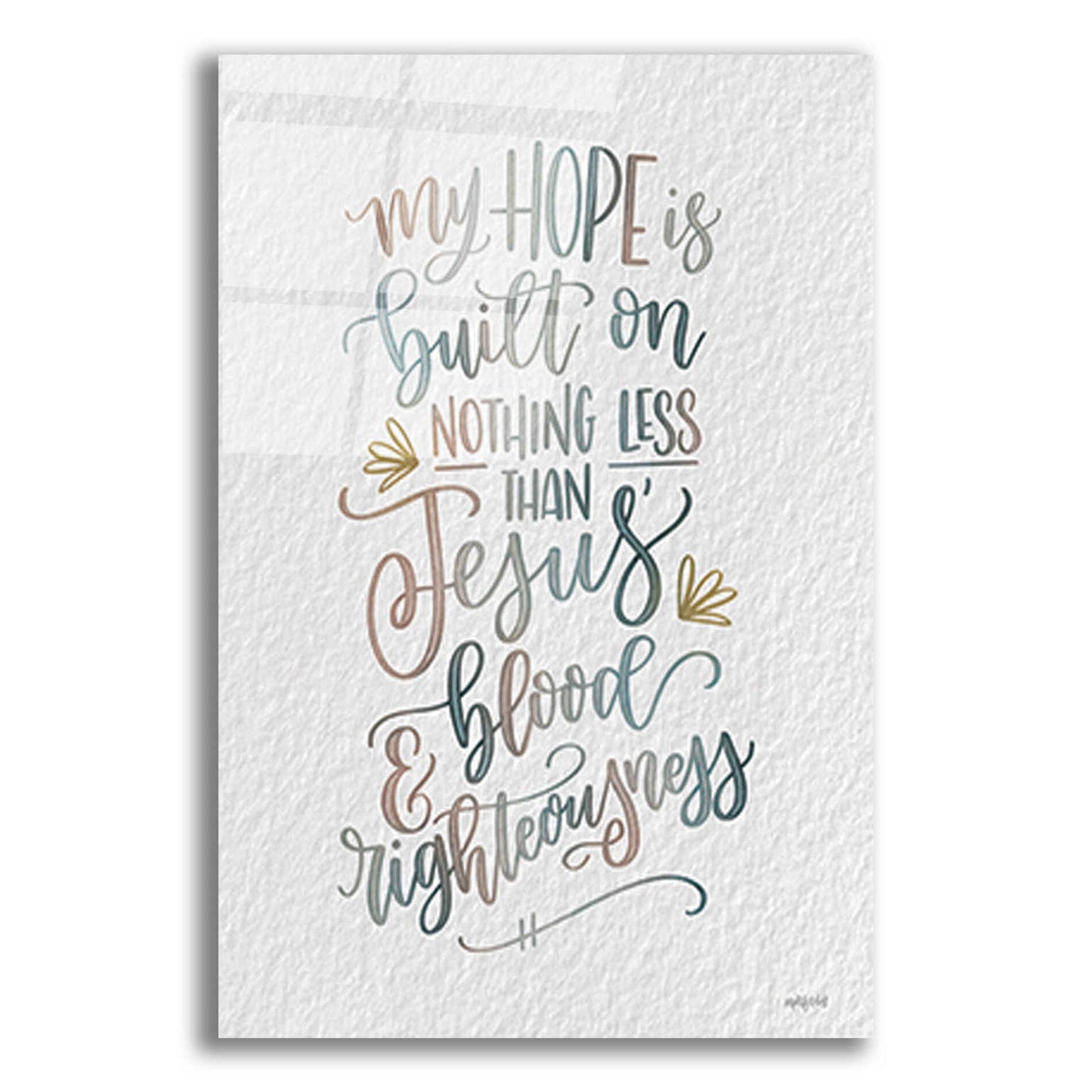 Epic Art 'My Hope' by Imperfect Dust, Acrylic Glass Wall Art