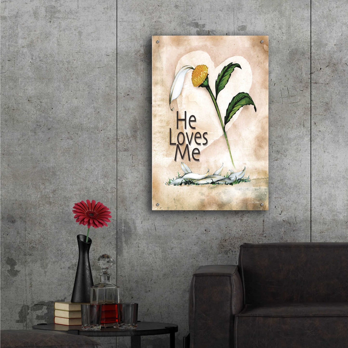 Epic Art 'He Loves Me' by Ed Wargo, Acrylic Glass Wall Art,24x36