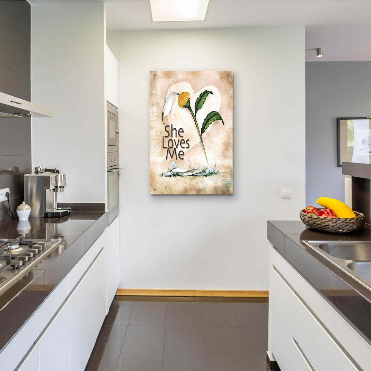 Epic Art 'She Loves Me' by Ed Wargo, Acrylic Glass Wall Art,24x36