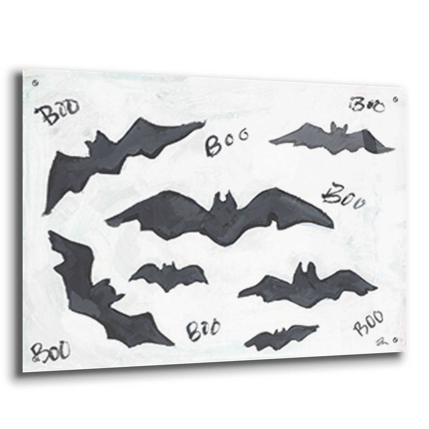 Epic Art 'Boo Bats' by Cindy Jacobs, Acrylic Glass Wall Art,36x24