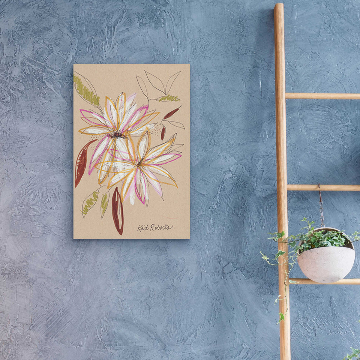Epic Art 'Welcome Home' by Kait Roberts, Acrylic Glass Wall Art,16x24