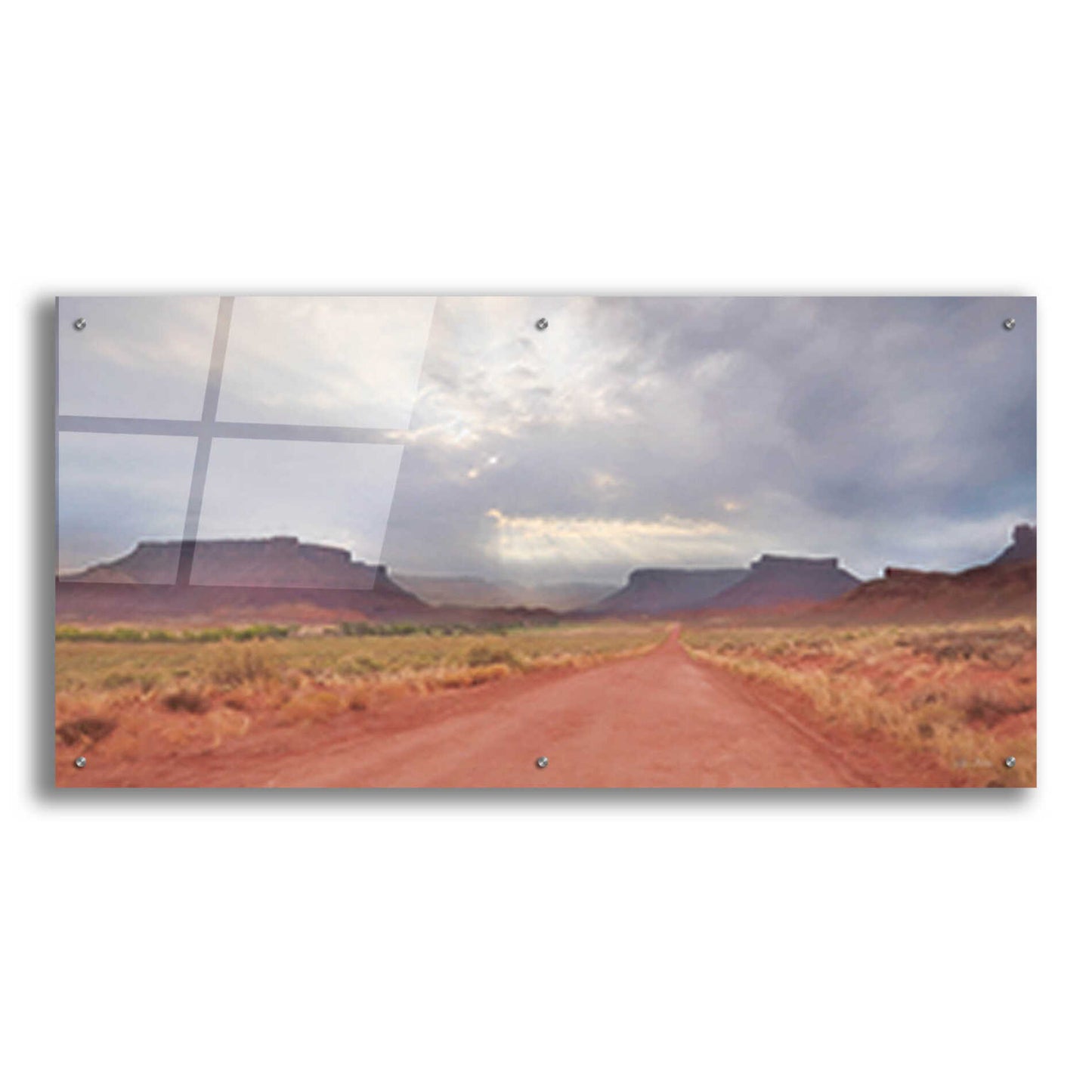 Epic Art 'Colorado Country Roads' by Lori Deiter, Acrylic Glass Wall Art,48x24