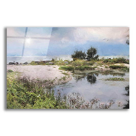 Epic Art 'Lake Coast' by Lori Deiter, Acrylic Glass Wall Art