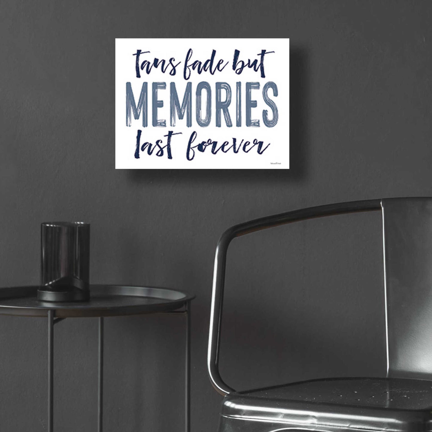 Epic Art 'Memories Last Forever' by lettered & lined, Acrylic Glass Wall Art,16x12