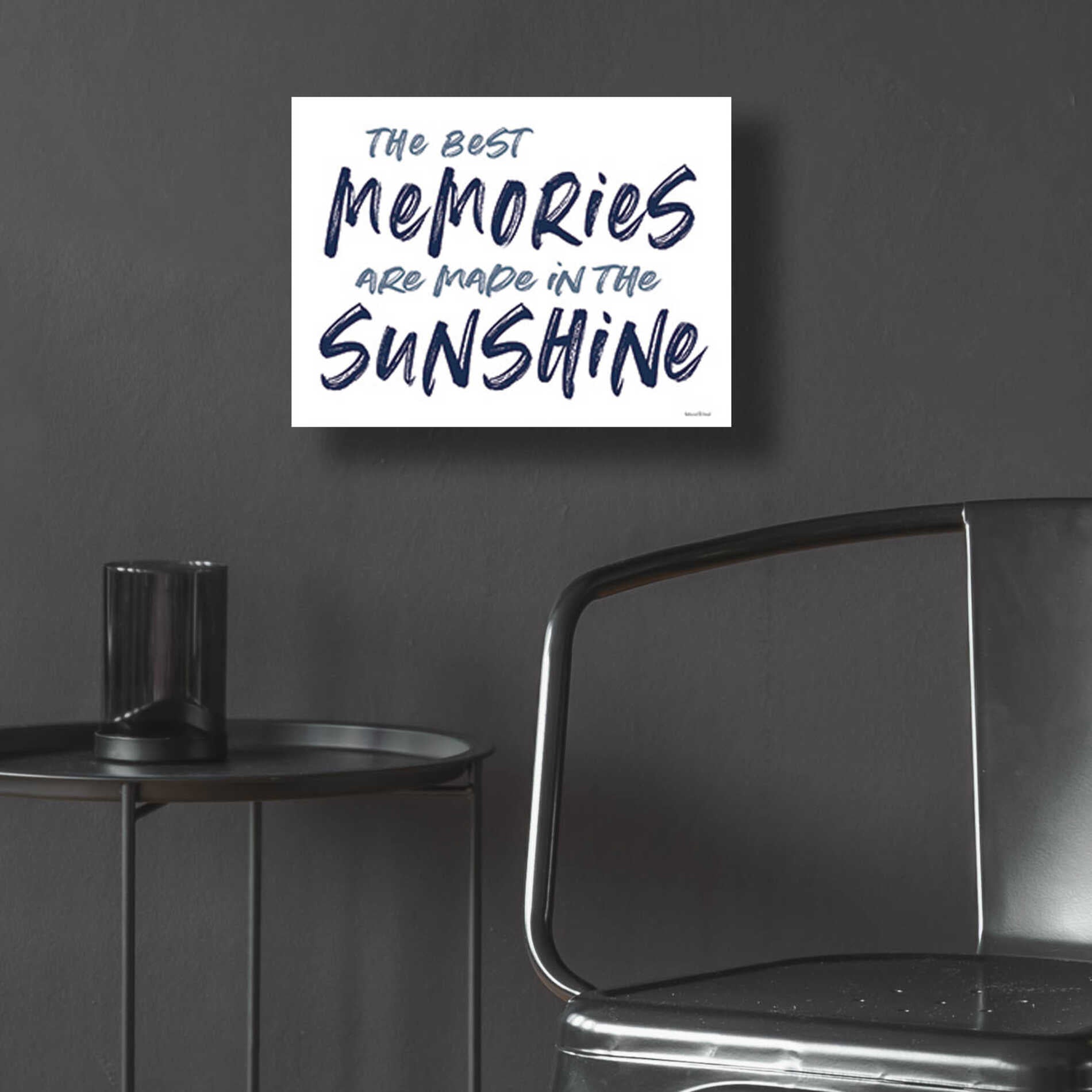 Epic Art 'The Best Memories' by lettered & lined, Acrylic Glass Wall Art,16x12