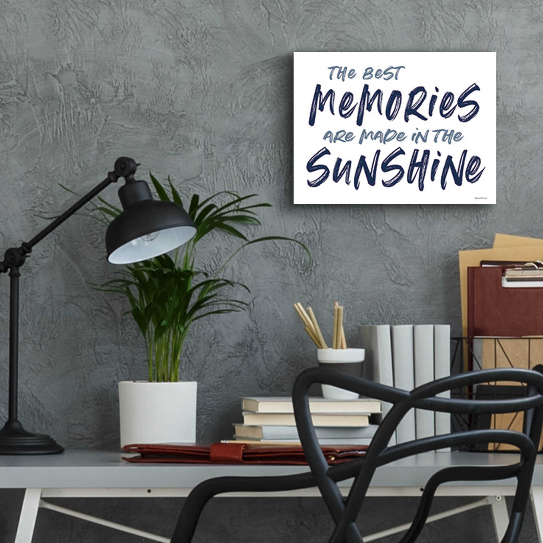 Epic Art 'The Best Memories' by lettered & lined, Acrylic Glass Wall Art,16x12