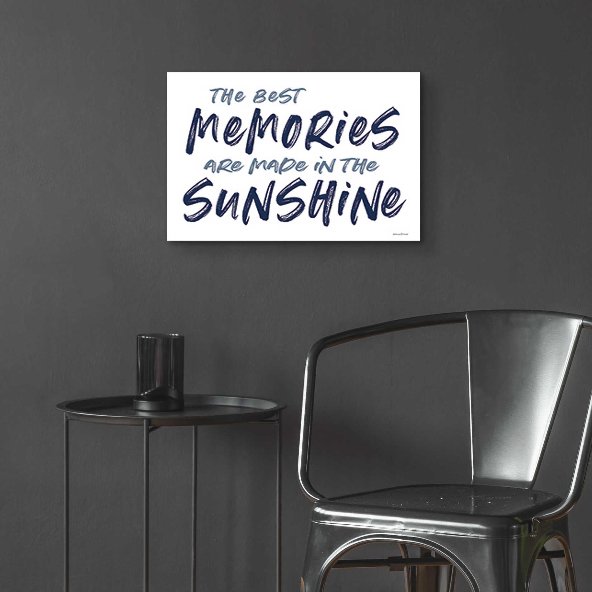 Epic Art 'The Best Memories' by lettered & lined, Acrylic Glass Wall Art,24x16