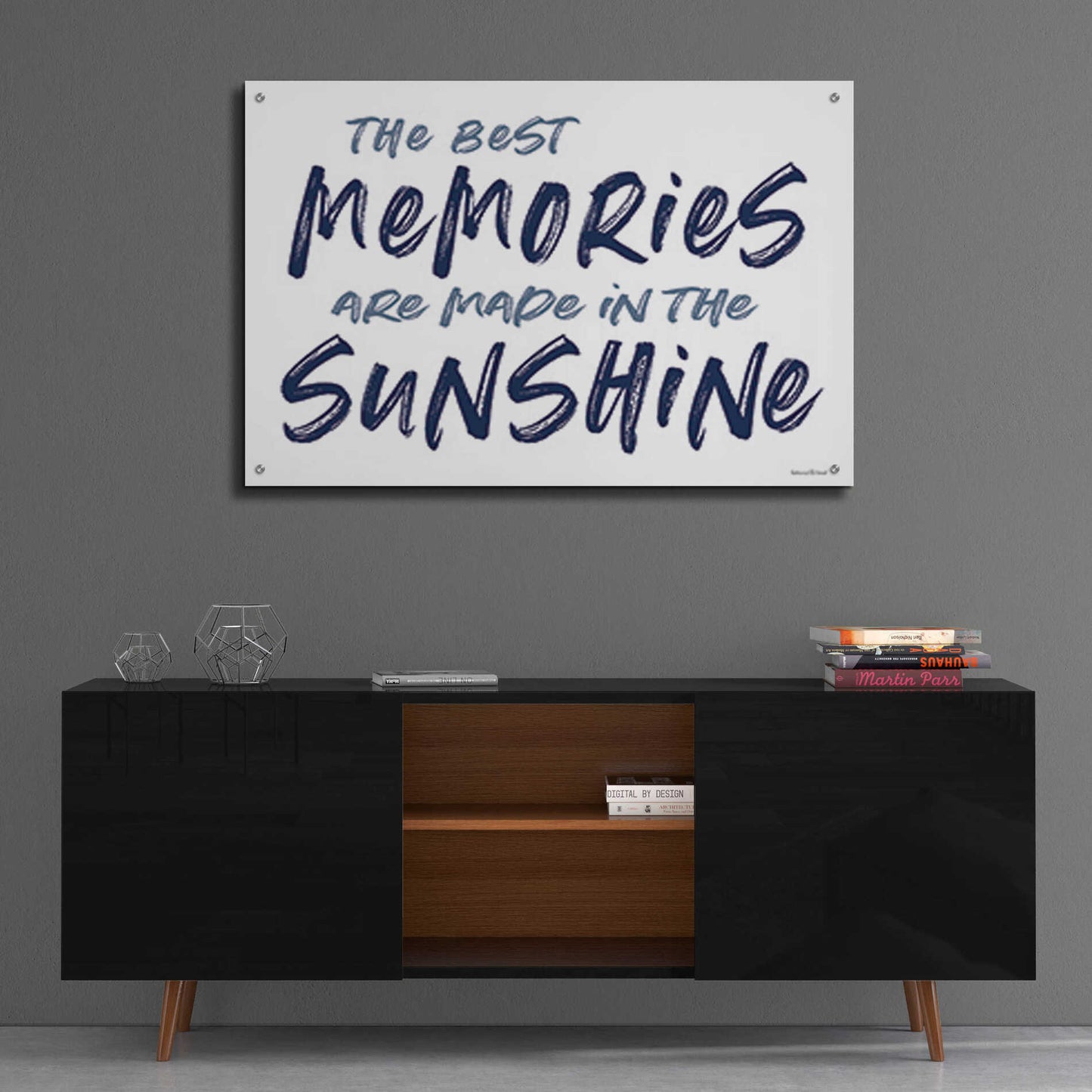 Epic Art 'The Best Memories' by lettered & lined, Acrylic Glass Wall Art,36x24