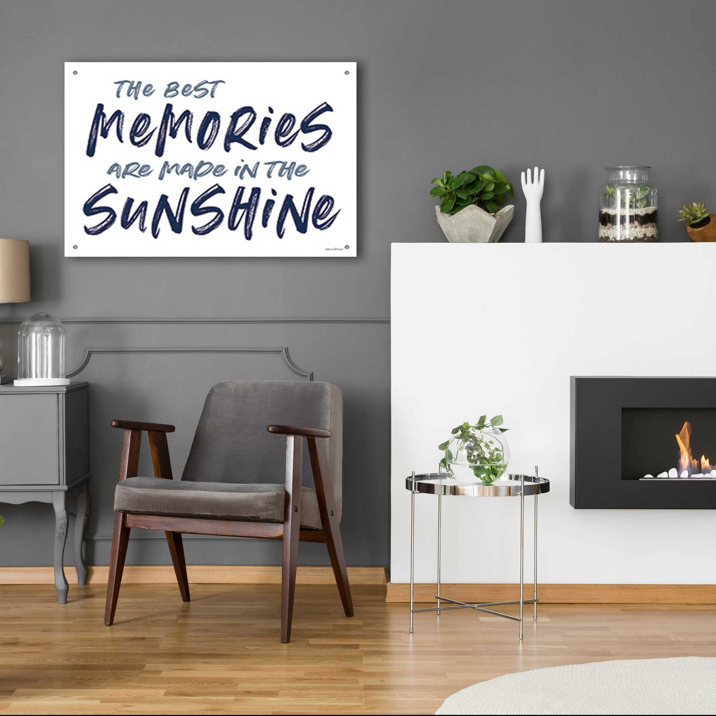 Epic Art 'The Best Memories' by lettered & lined, Acrylic Glass Wall Art,36x24