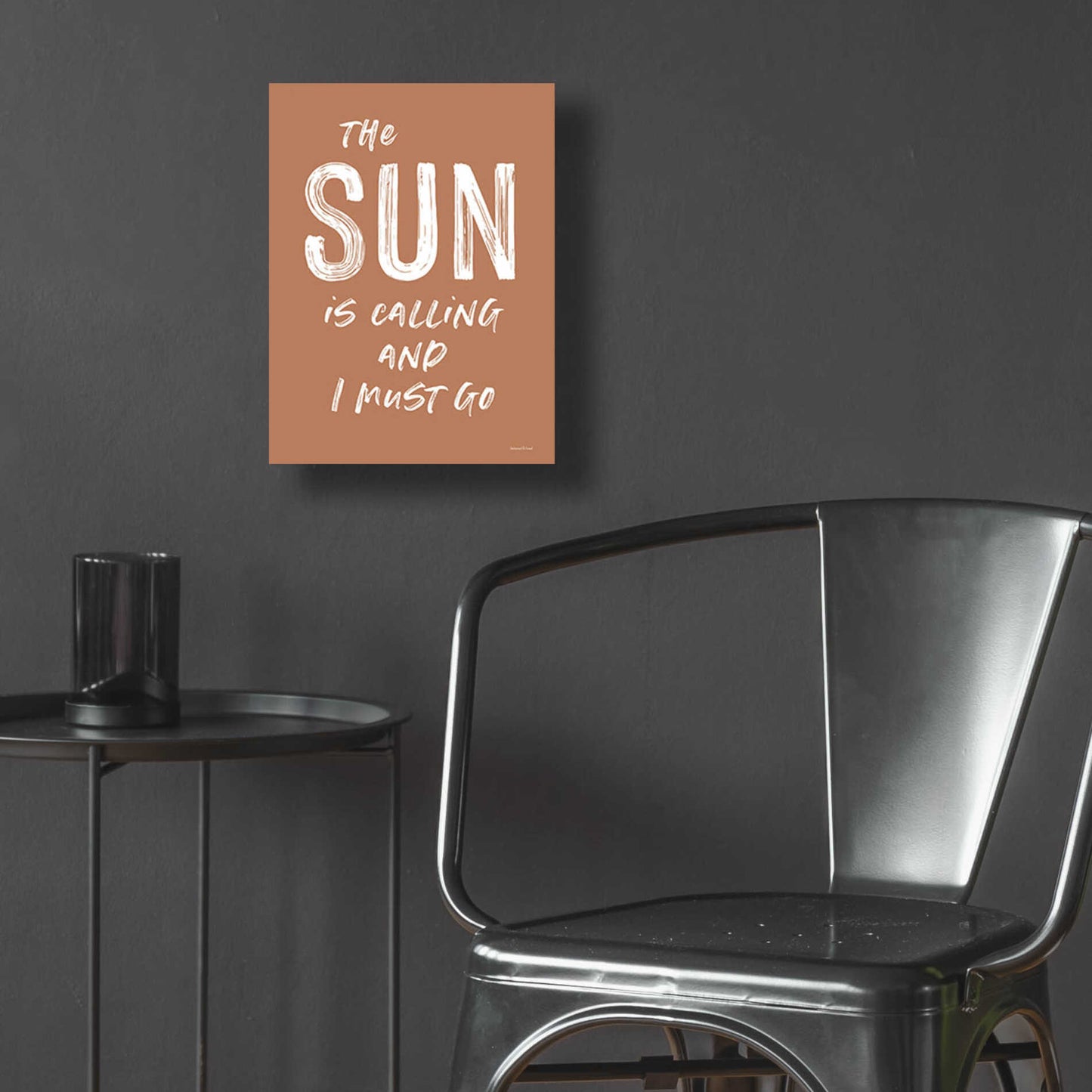 Epic Art 'The Sun is Calling' by lettered & lined, Acrylic Glass Wall Art,12x16