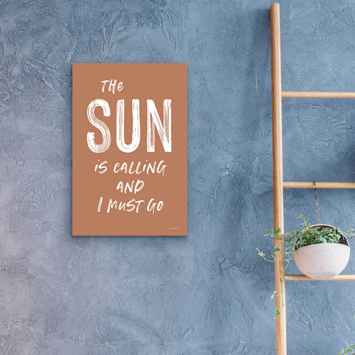 Epic Art 'The Sun is Calling' by lettered & lined, Acrylic Glass Wall Art,16x24