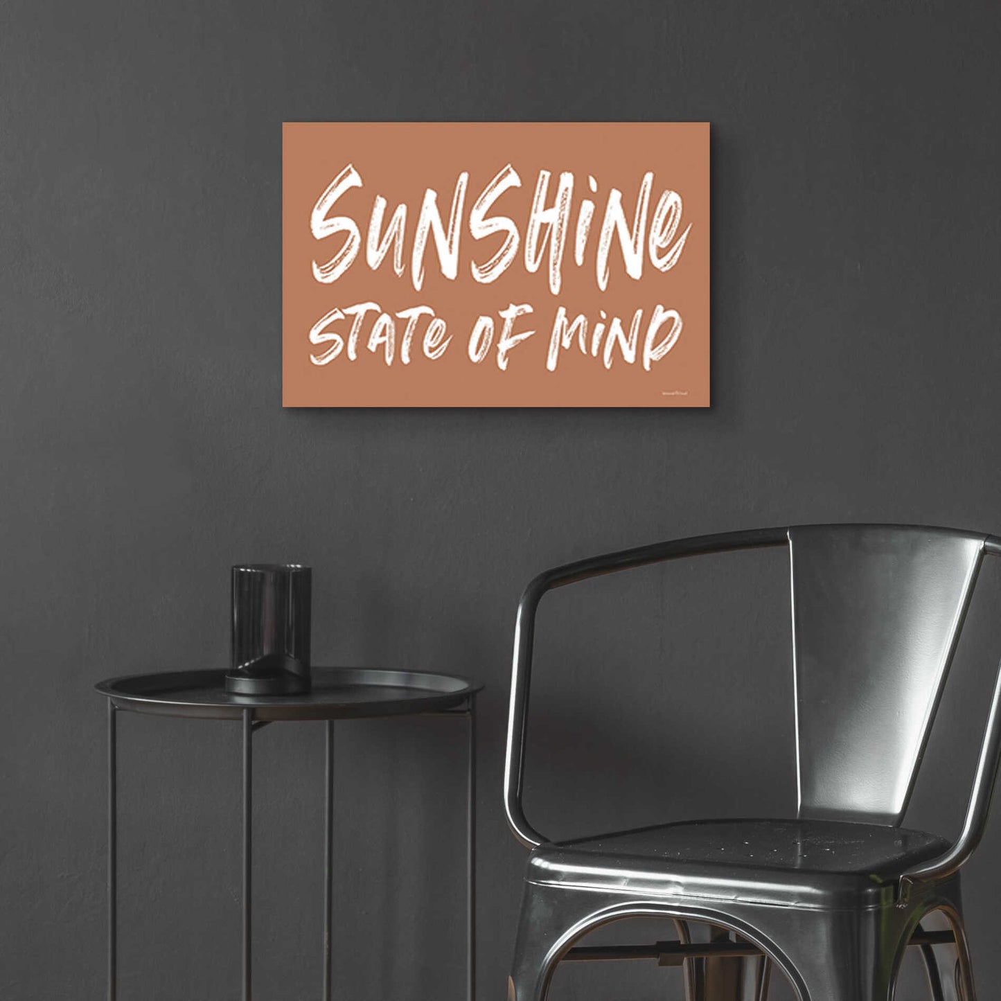 Epic Art 'Sunshine State of Mind' by lettered & lined, Acrylic Glass Wall Art,24x16