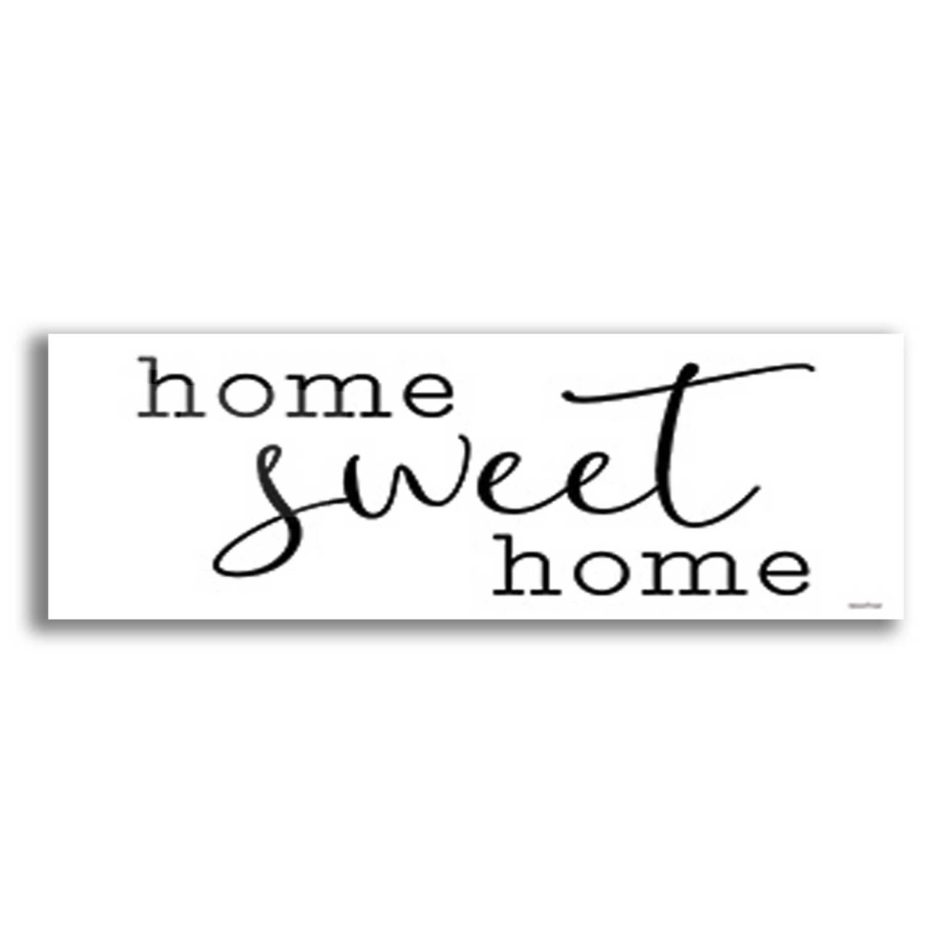 Epic Art 'Home Sweet Home' by lettered & lines, Acrylic Glass Wall Art