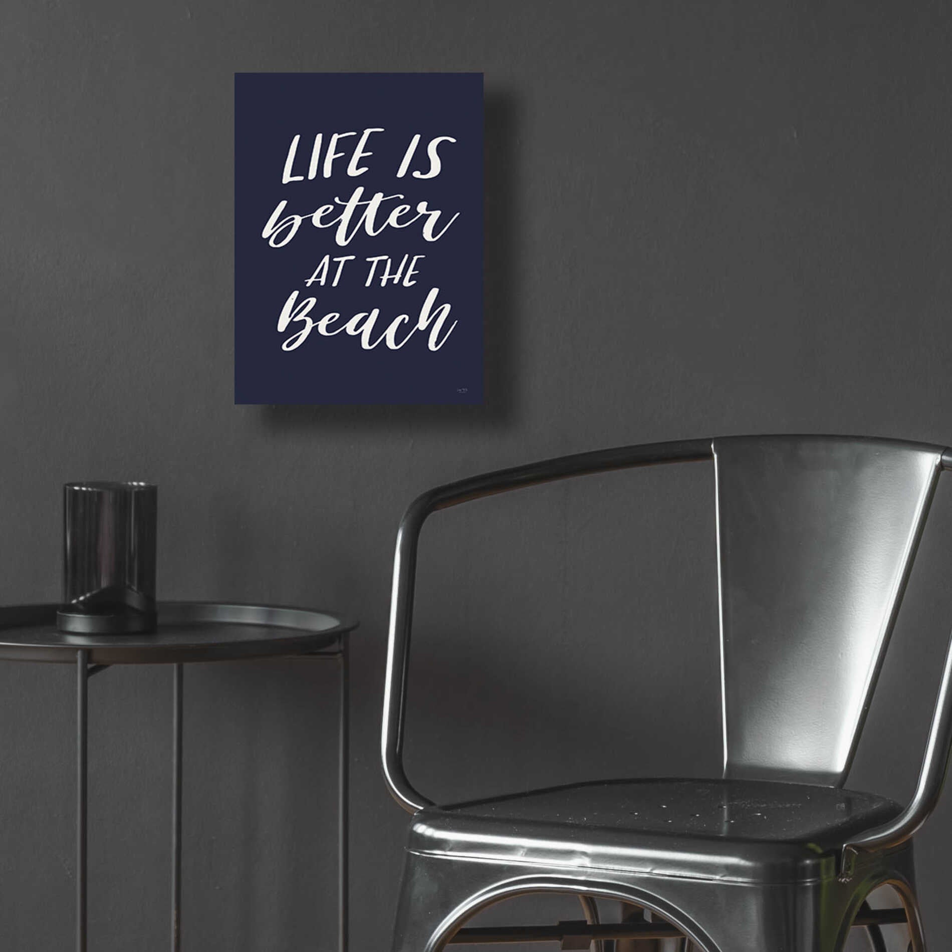 Epic Art 'Better at the Beach' by Lux + Me Designs, Acrylic Glass Wall Art,12x16