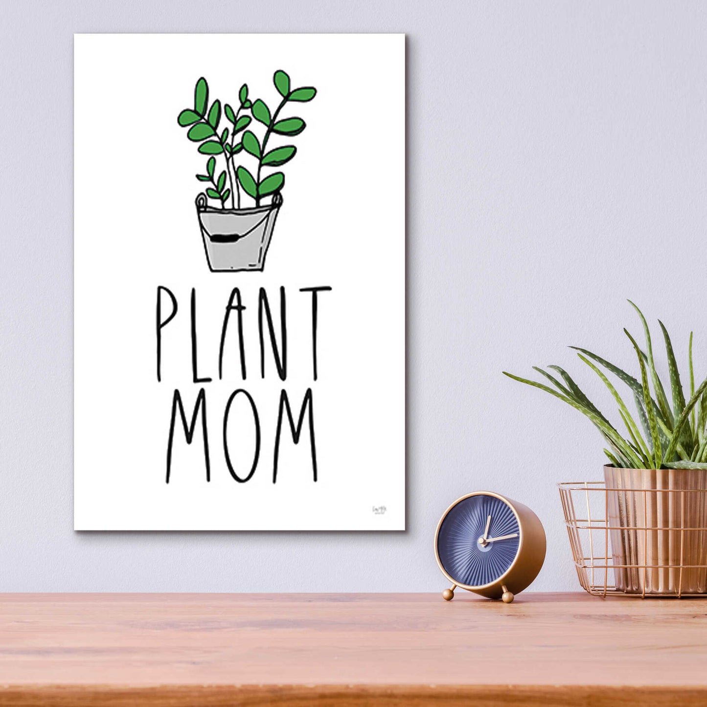 Epic Art 'Plant Mom' by Lux + Me Designs, Acrylic Glass Wall Art,12x16