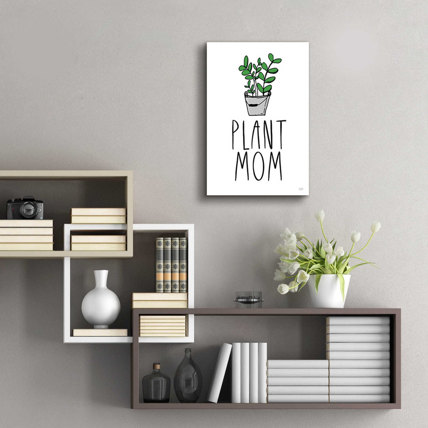 Epic Art 'Plant Mom' by Lux + Me Designs, Acrylic Glass Wall Art,16x24