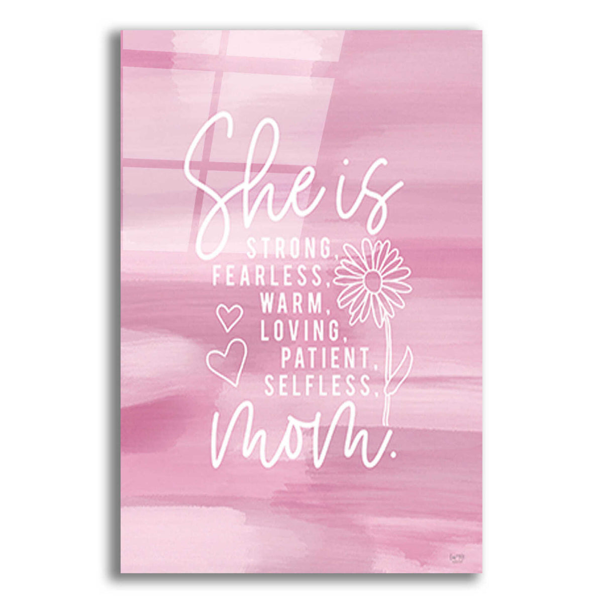 Epic Art 'She is Mom' by Lux + Me Designs, Acrylic Glass Wall Art