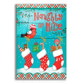 Epic Art 'Christmas Stocking' by Mollie B., Acrylic Glass Wall Art