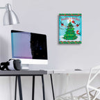 Epic Art 'Christmas Tree' by Mollie B., Acrylic Glass Wall Art,12x16