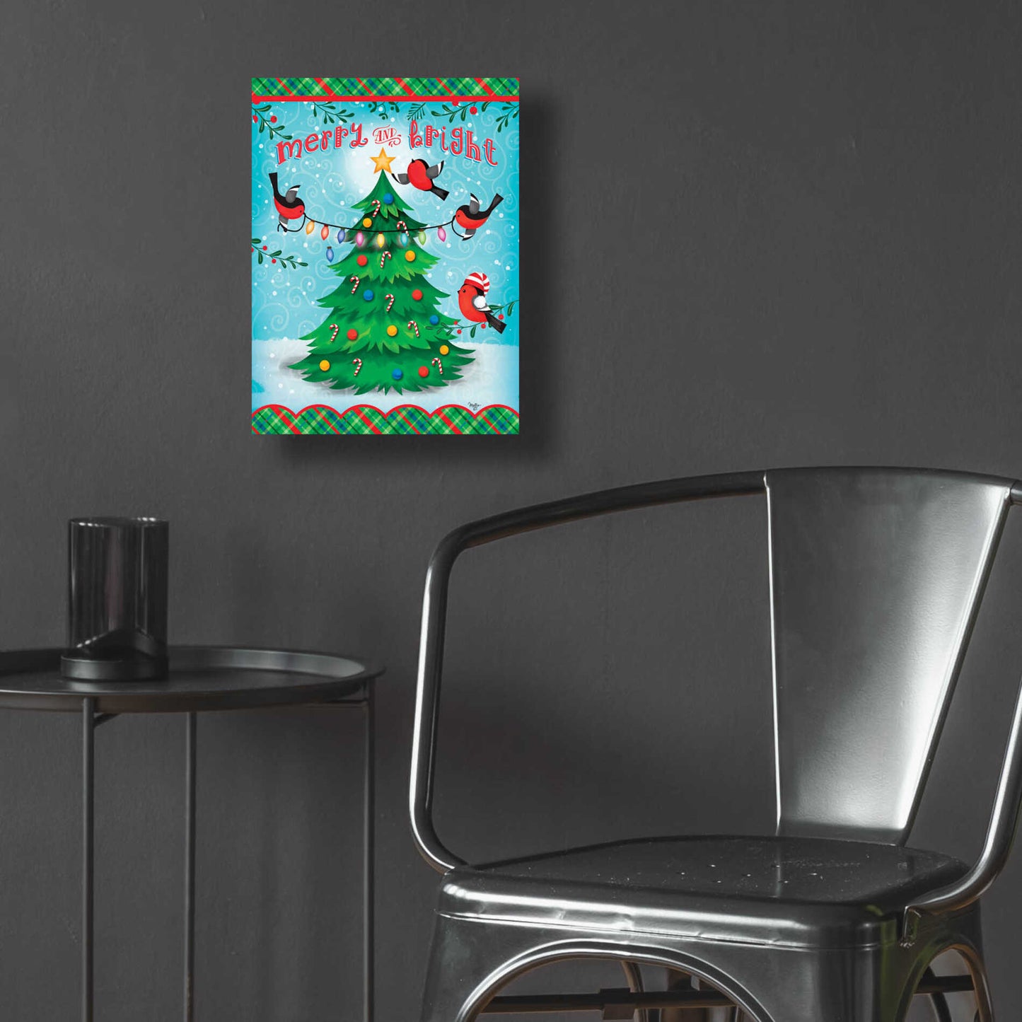 Epic Art 'Christmas Tree' by Mollie B., Acrylic Glass Wall Art,12x16