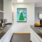 Epic Art 'Christmas Tree' by Mollie B., Acrylic Glass Wall Art,24x36