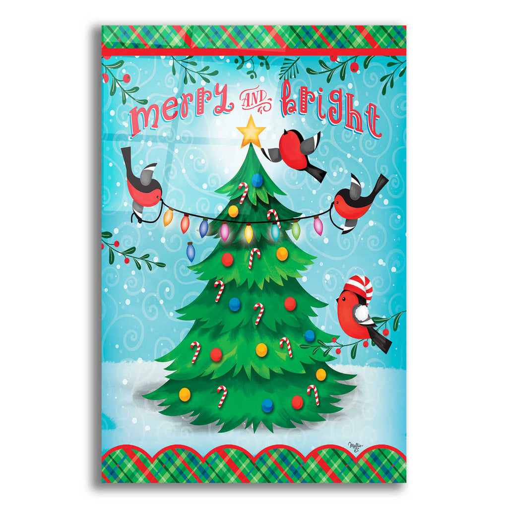 Epic Art 'Christmas Tree' by Mollie B., Acrylic Glass Wall Art
