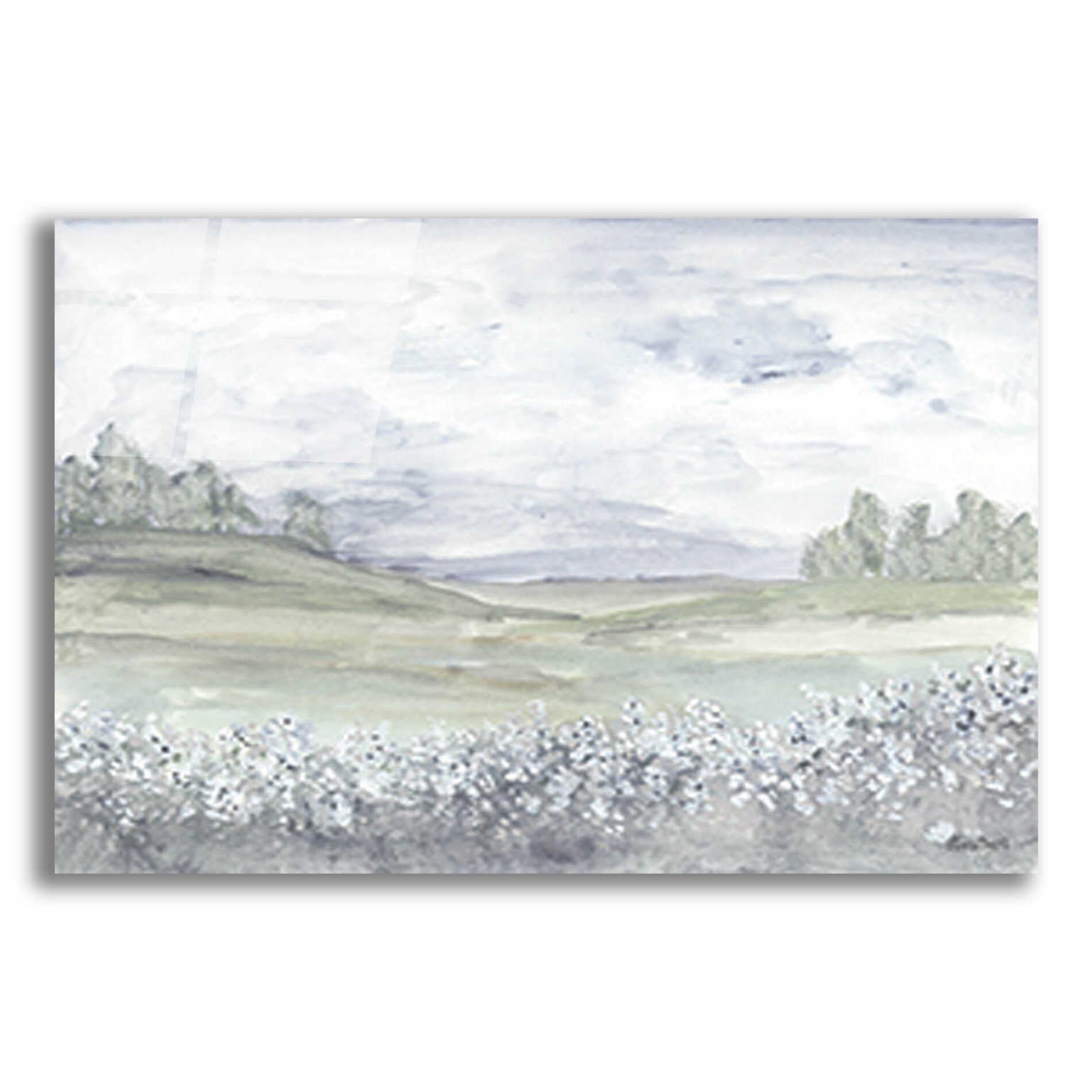 Epic Art 'Meadow' by Roey Ebert, Acrylic Glass Wall Art,16x12
