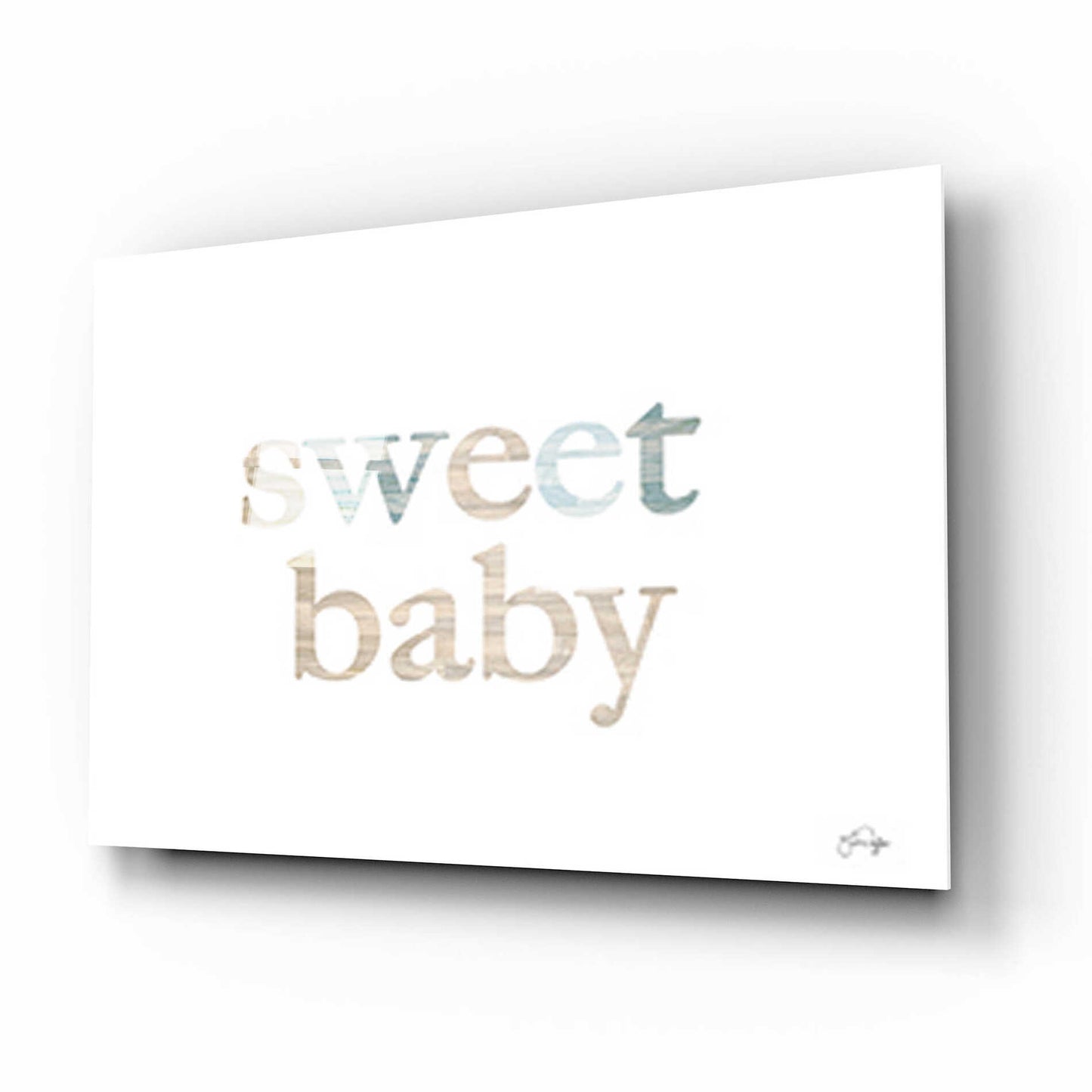 Epic Art 'Sweet Baby' by Yass Naffas Designs, Acrylic Glass Wall Art,16x12