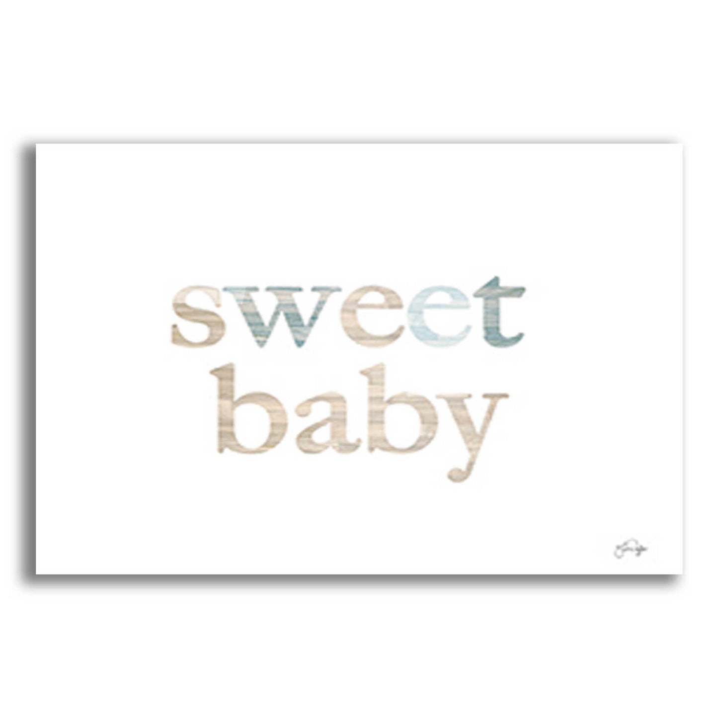 Epic Art 'Sweet Baby' by Yass Naffas Designs, Acrylic Glass Wall Art,16x12