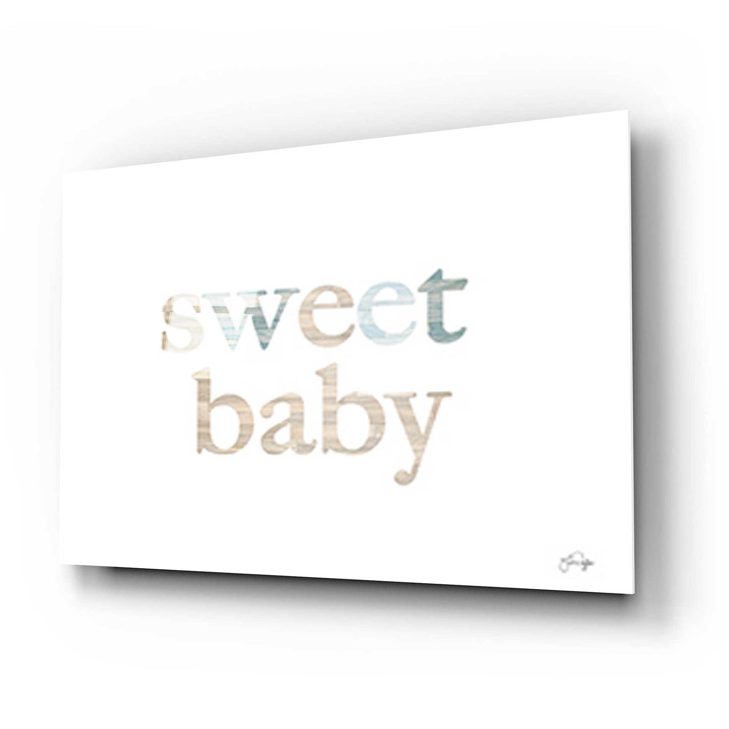 Epic Art 'Sweet Baby' by Yass Naffas Designs, Acrylic Glass Wall Art,24x16