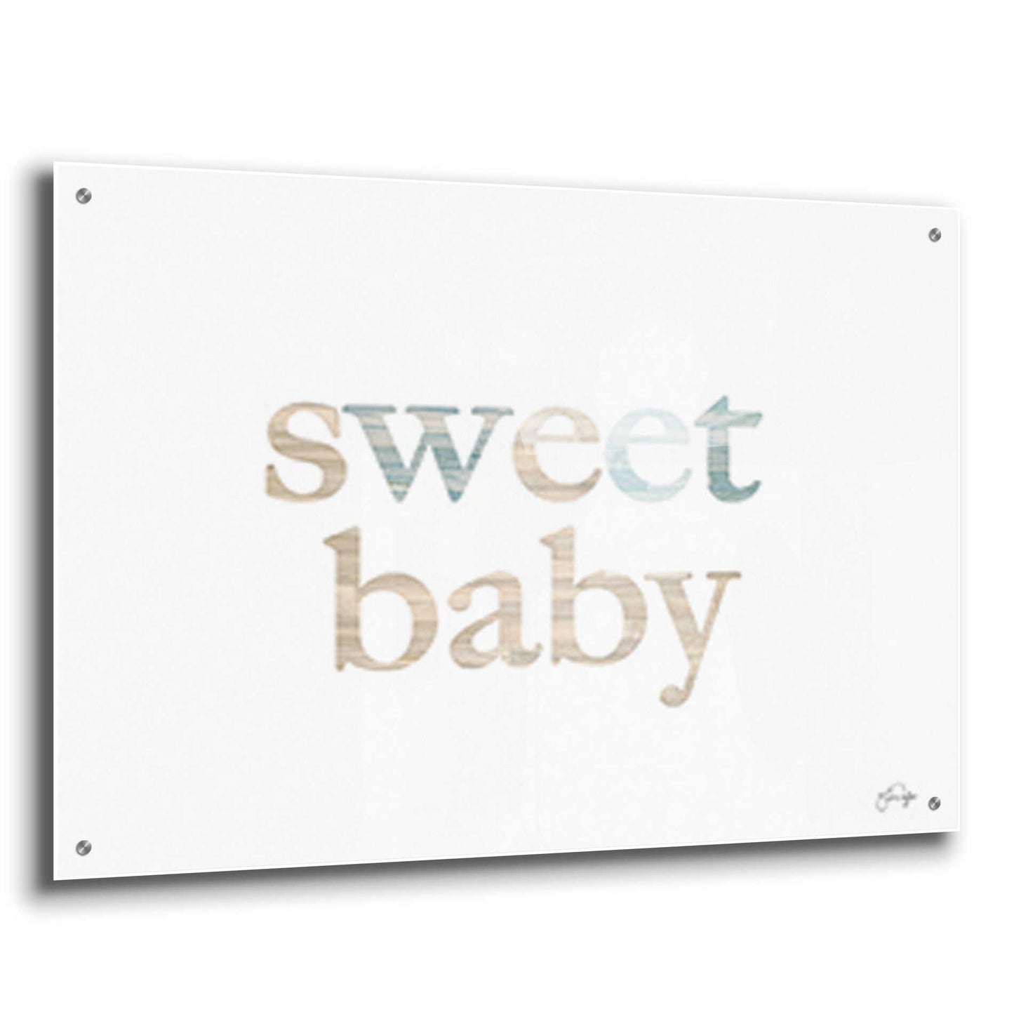 Epic Art 'Sweet Baby' by Yass Naffas Designs, Acrylic Glass Wall Art,36x24