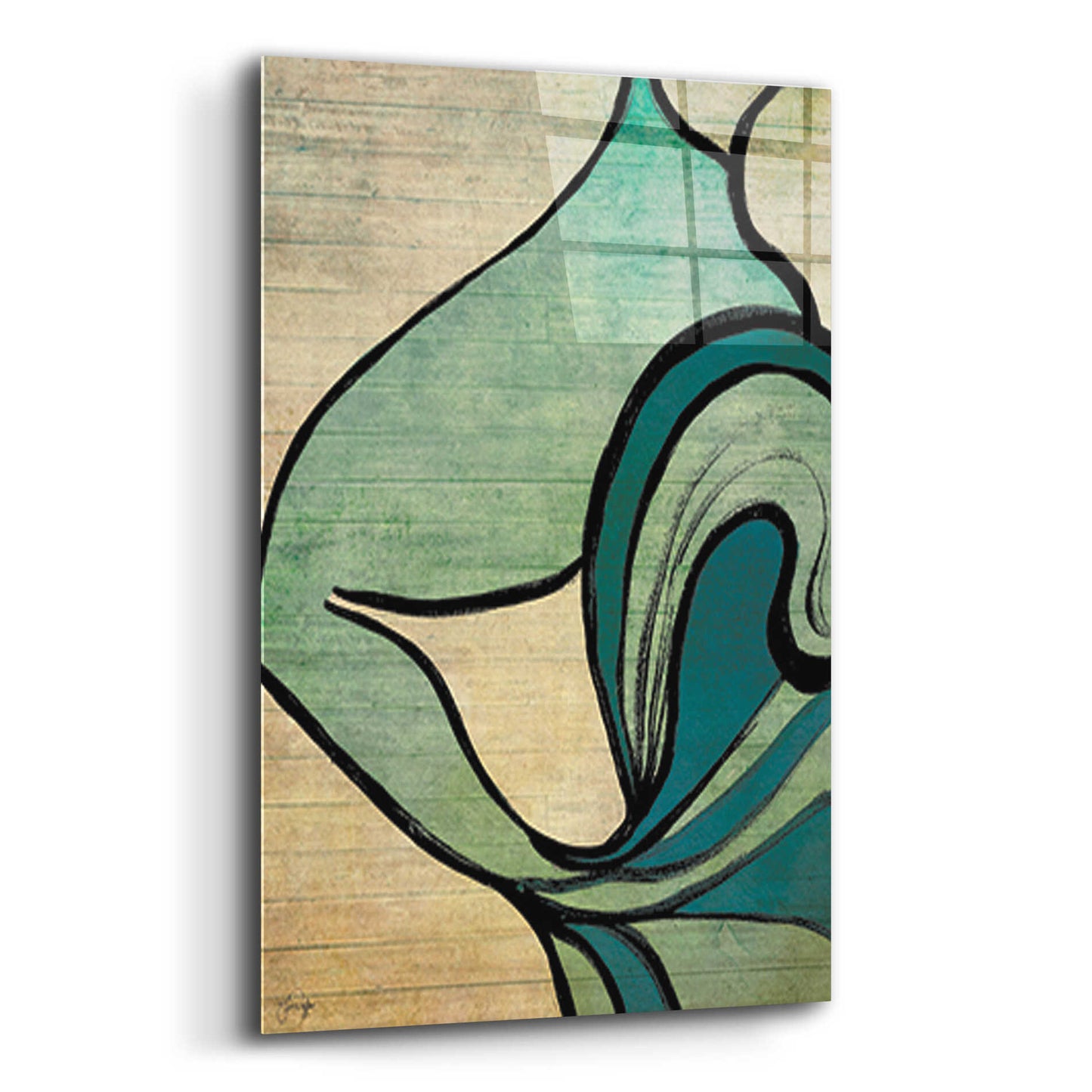 Epic Art 'Mysterious Movement' by Yass Naffas Designs, Acrylic Glass Wall Art,12x16