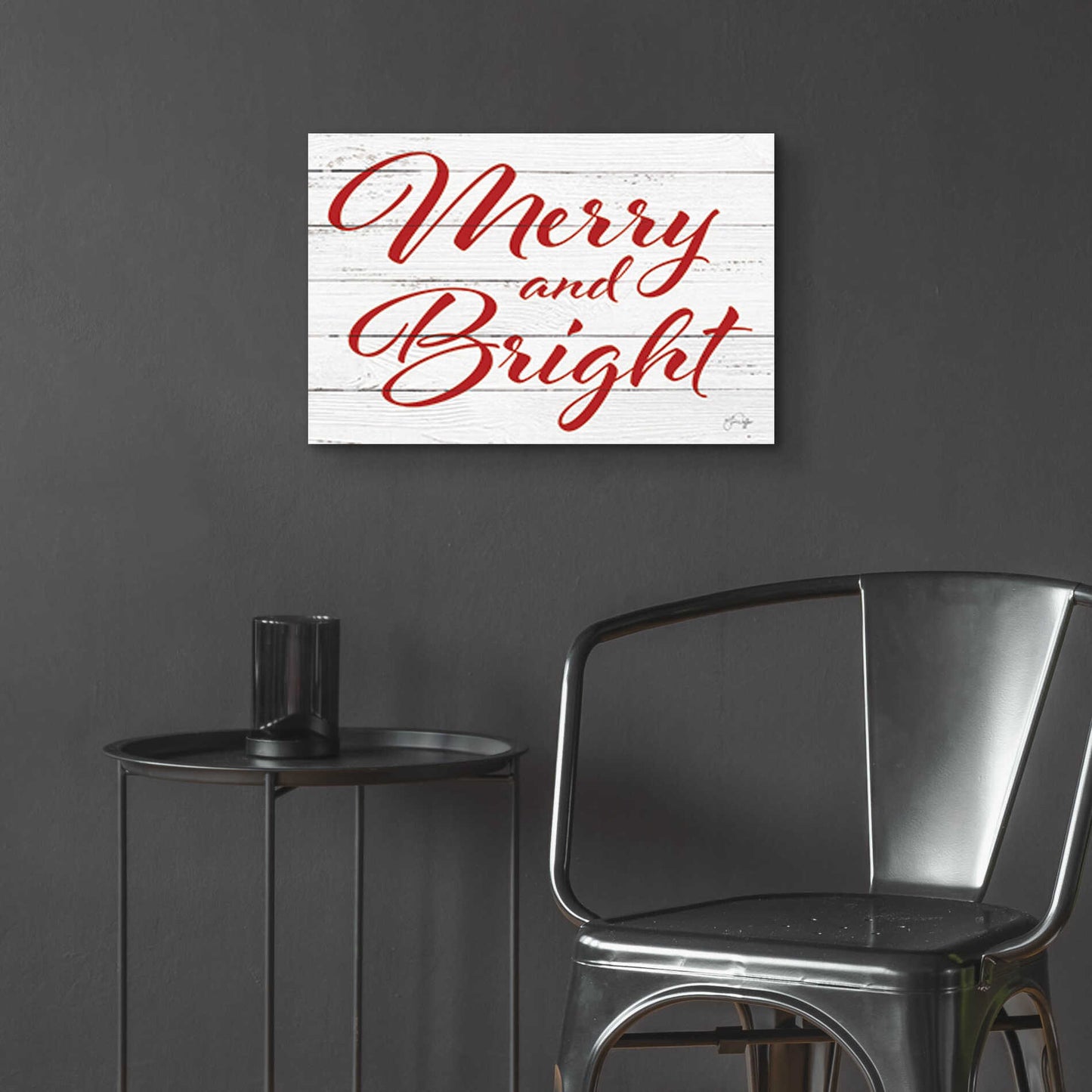 Epic Art 'Merry and Bright' by Yass Naffas Designs, Acrylic Glass Wall Art,24x16