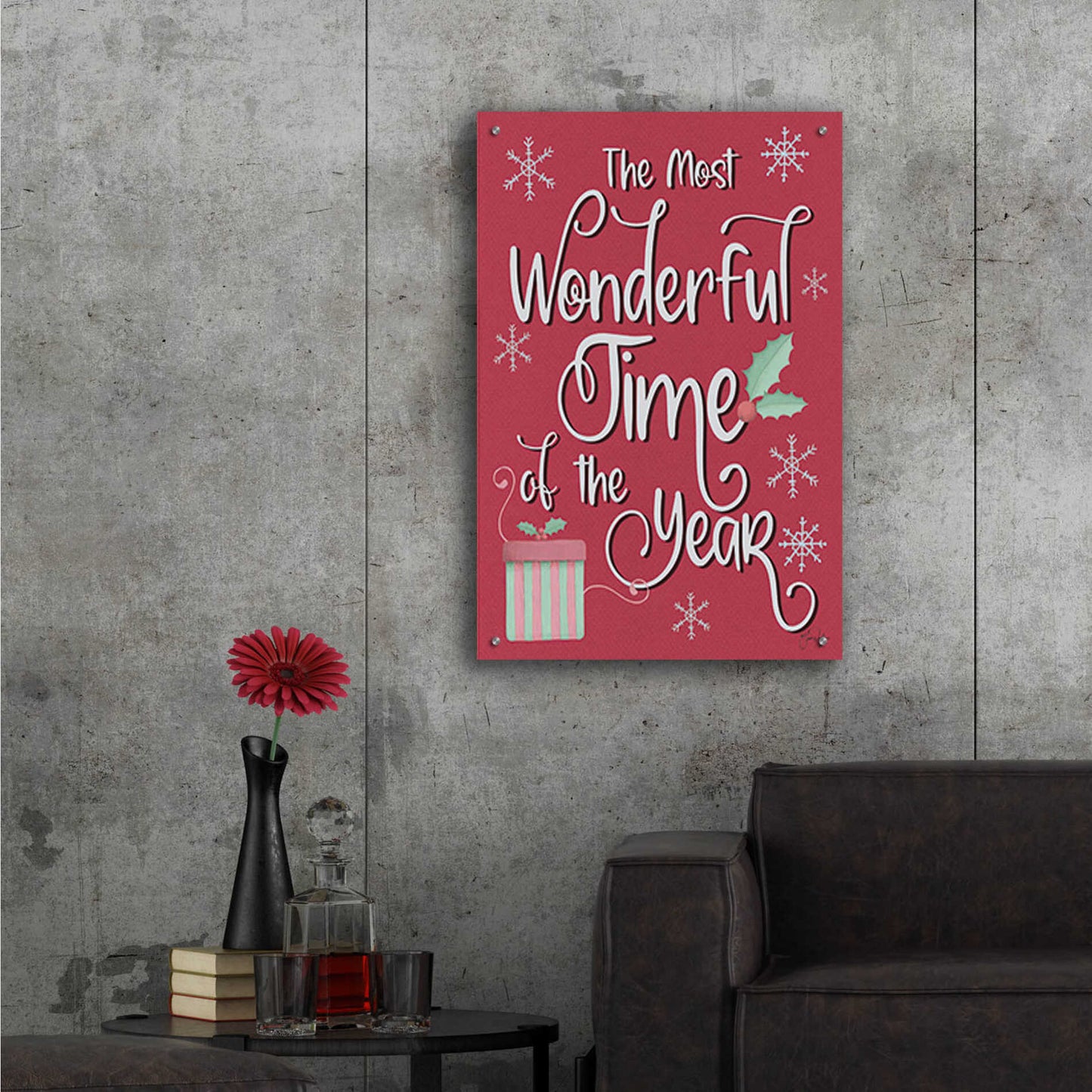 Epic Art 'The Most Wonderful' by Yass Naffas Designs, Acrylic Glass Wall Art,24x36