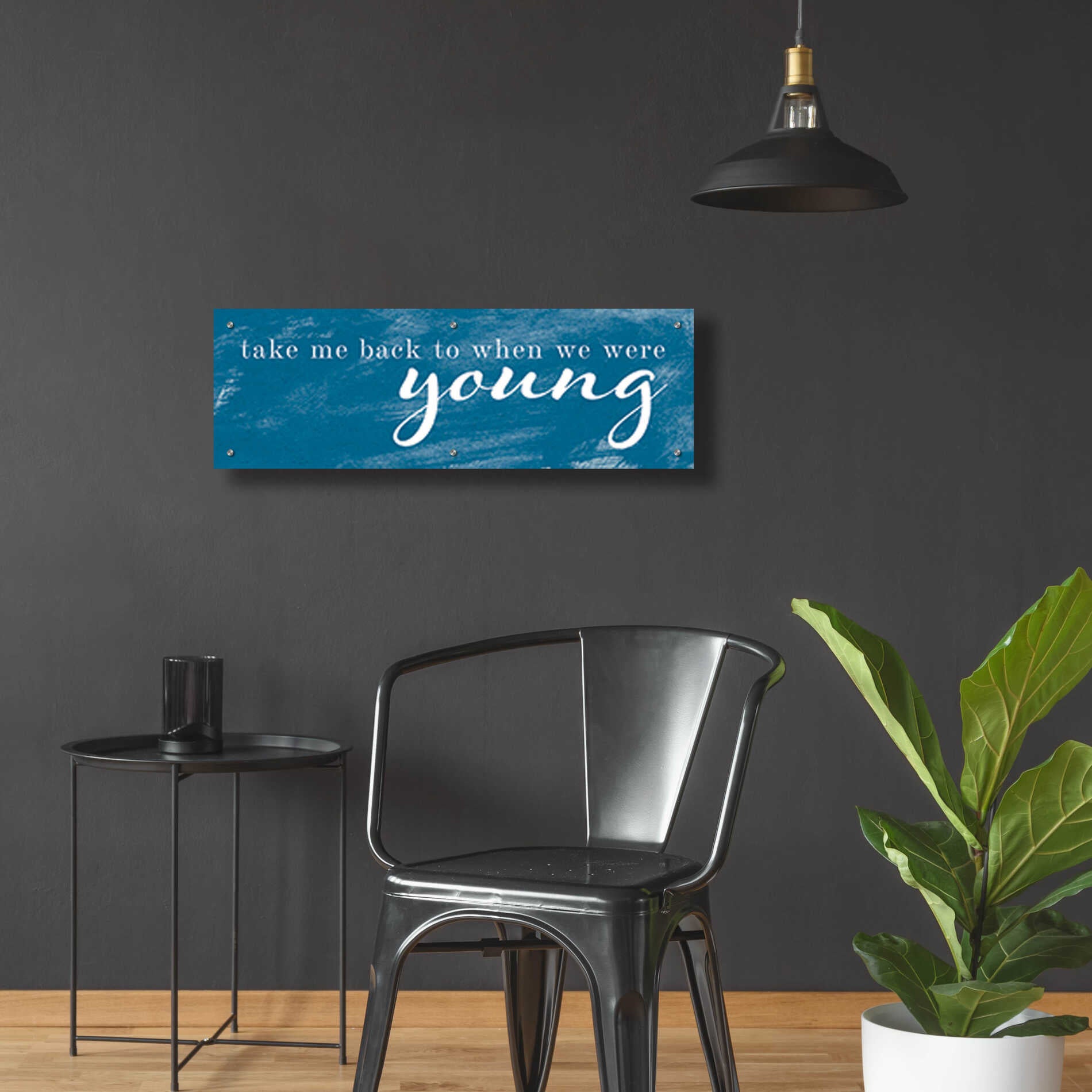 Epic Art 'When We Were Young' by Yass Naffas Designs, Acrylic Glass Wall Art,36x12