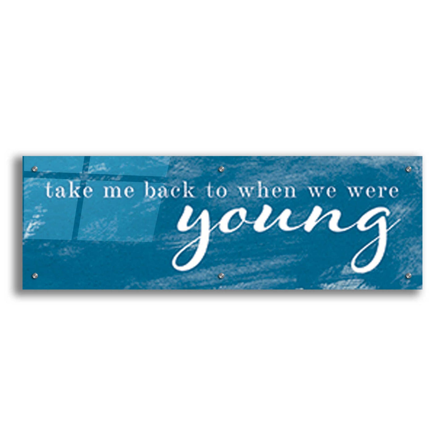 Epic Art 'When We Were Young' by Yass Naffas Designs, Acrylic Glass Wall Art,36x12