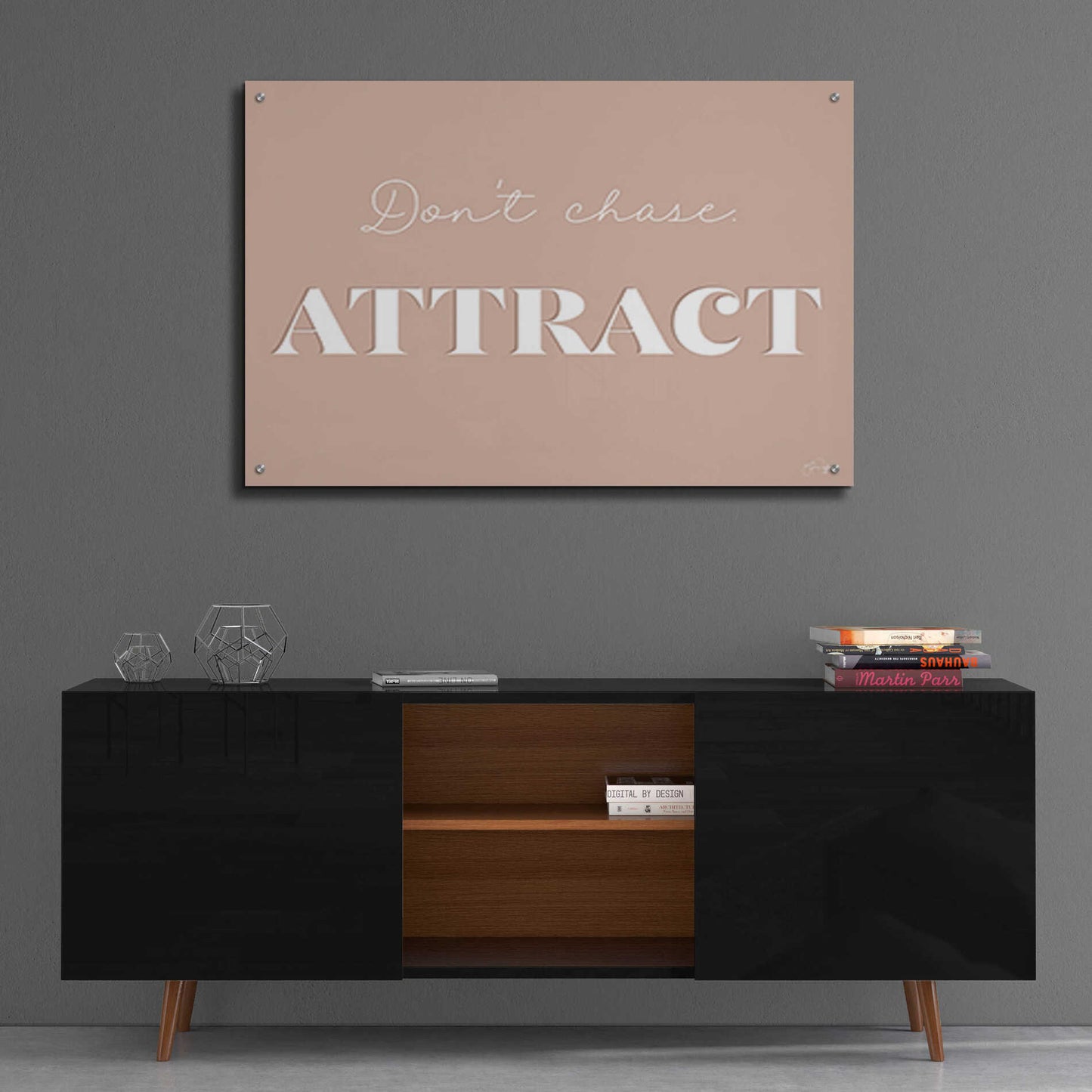 Epic Art 'Attract' by Yass Naffas Designs, Acrylic Glass Wall Art,36x24