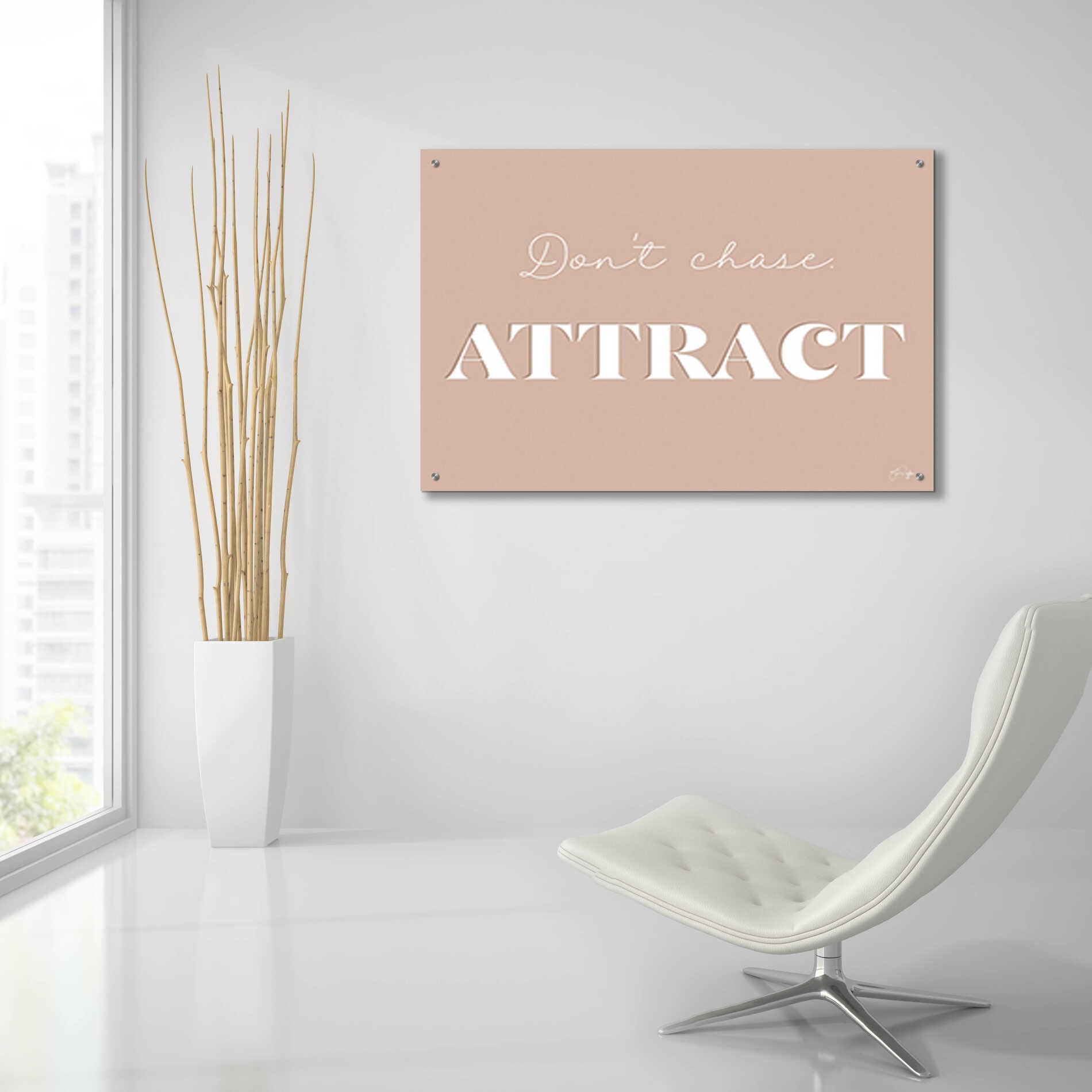 Epic Art 'Attract' by Yass Naffas Designs, Acrylic Glass Wall Art,36x24