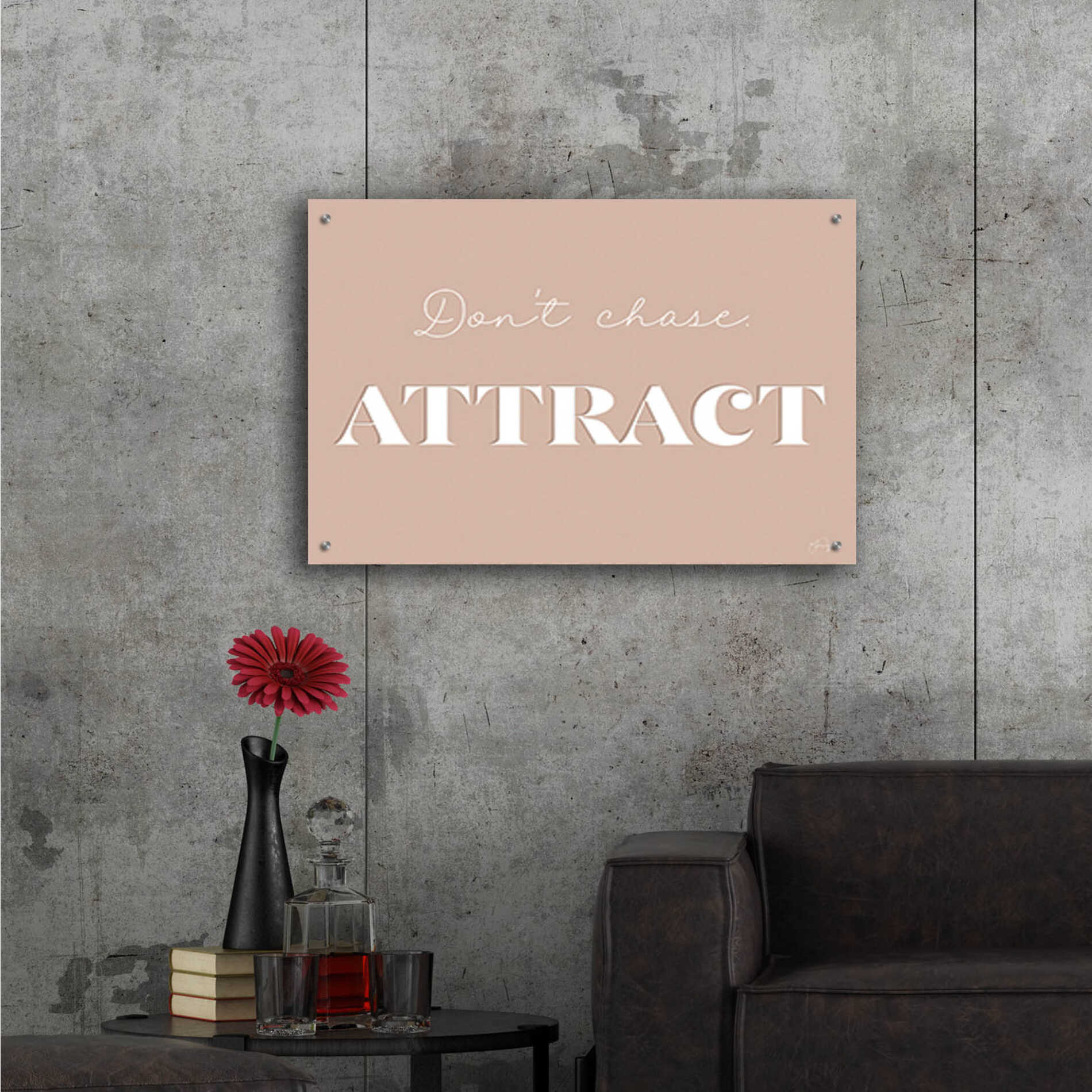 Epic Art 'Attract' by Yass Naffas Designs, Acrylic Glass Wall Art,36x24