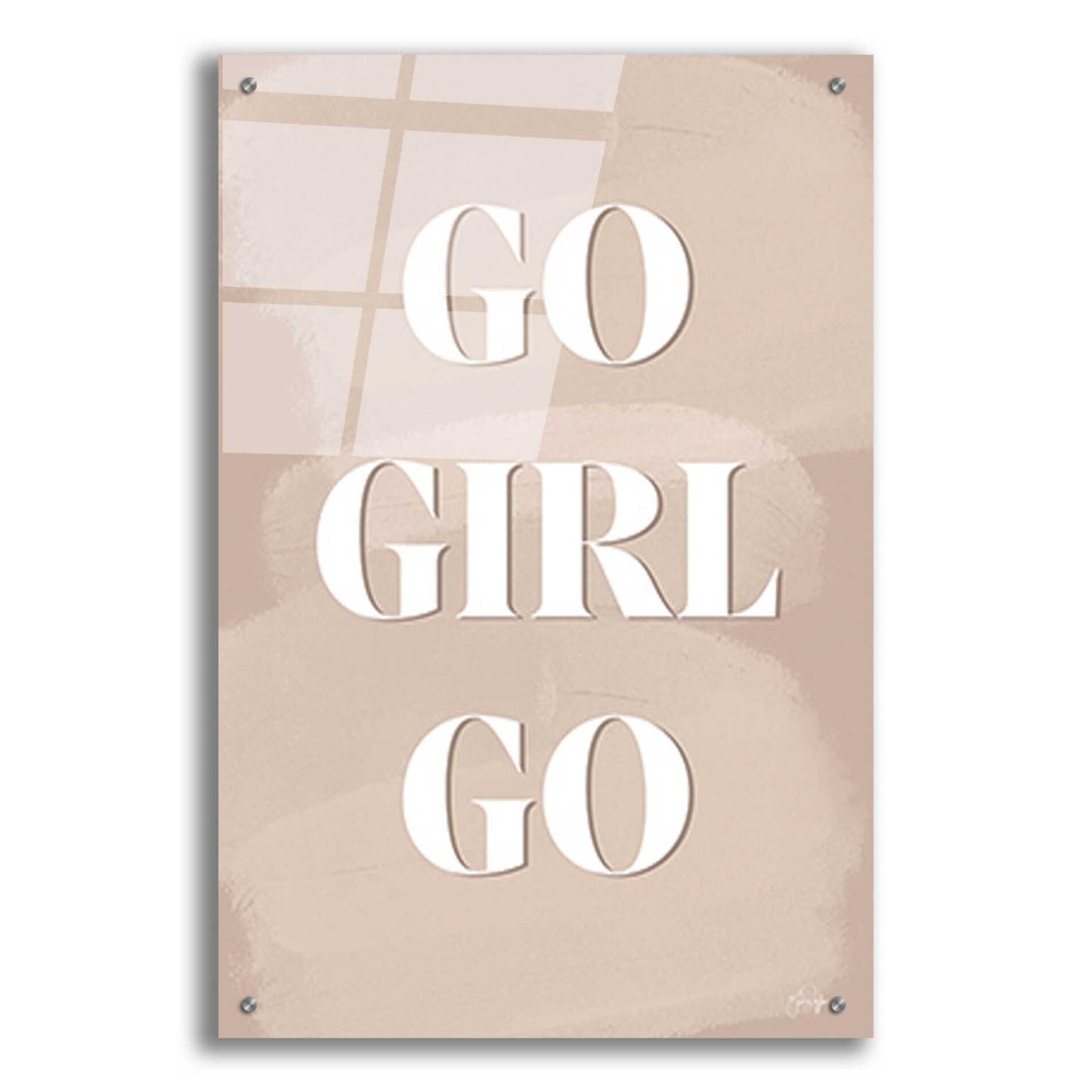 Epic Art 'Go Girl Go' by Yass Naffas Designs, Acrylic Glass Wall Art,24x36