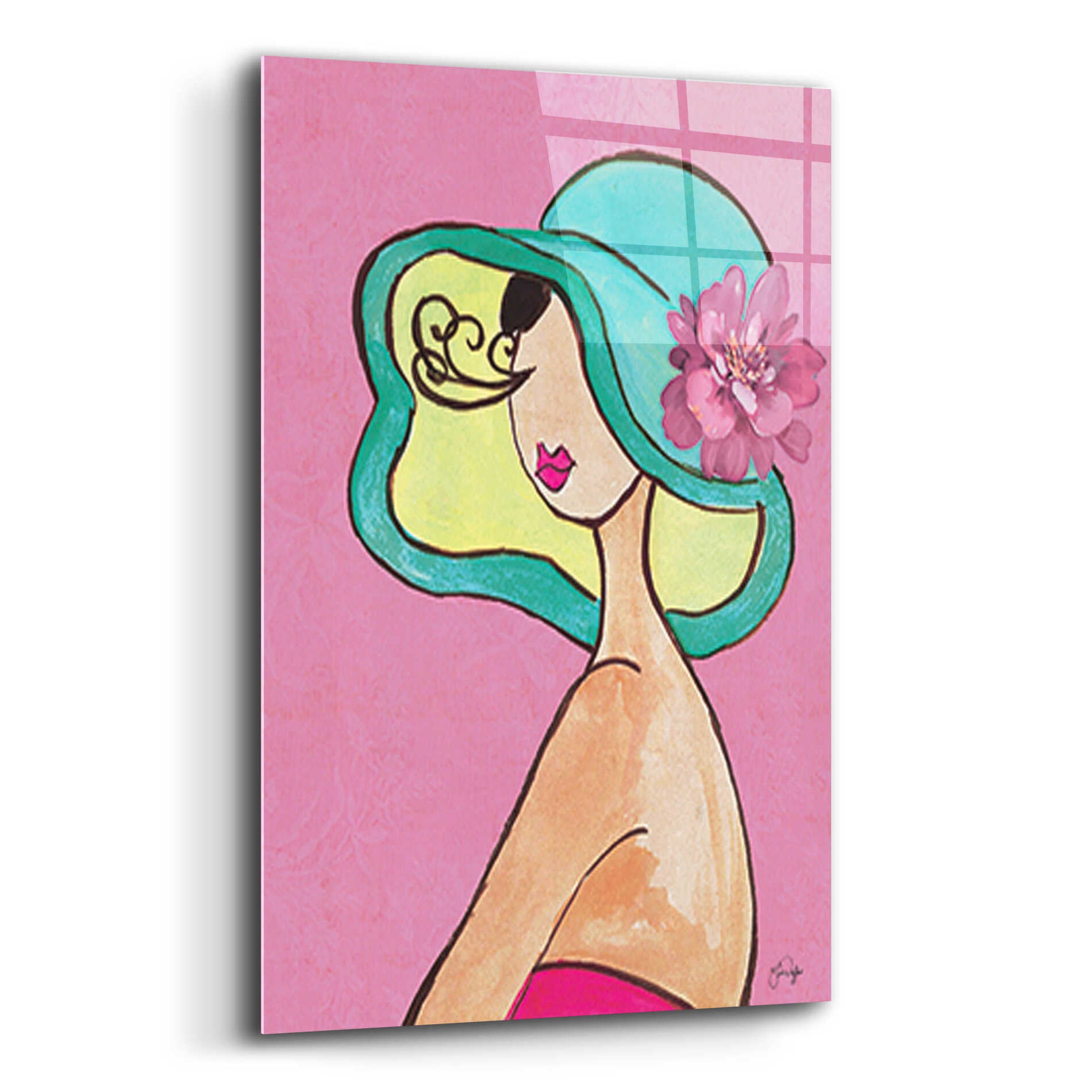 Epic Art 'Lady Bellissima' by Yass Naffas Designs, Acrylic Glass Wall Art,12x16