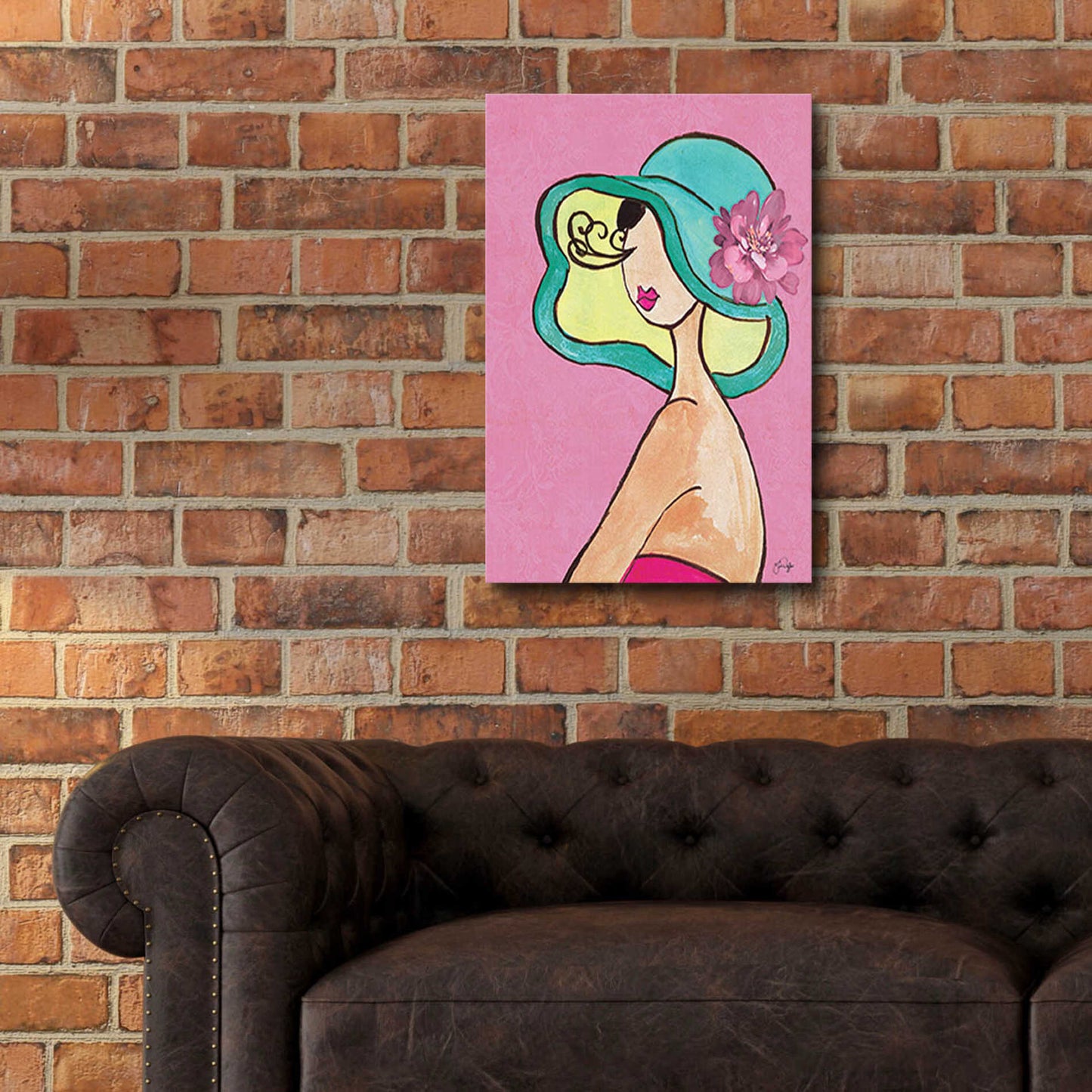 Epic Art 'Lady Bellissima' by Yass Naffas Designs, Acrylic Glass Wall Art,16x24