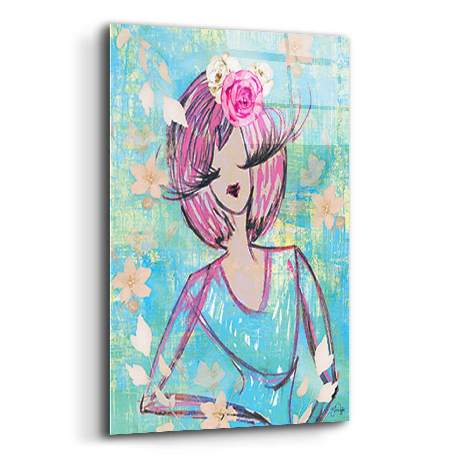 Epic Art 'Classy and Fabulous' by Yass Naffas Designs, Acrylic Glass Wall Art,12x16