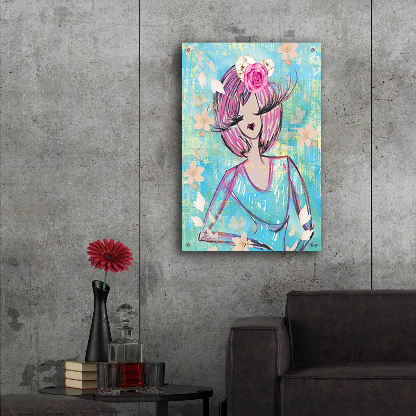 Epic Art 'Classy and Fabulous' by Yass Naffas Designs, Acrylic Glass Wall Art,24x36