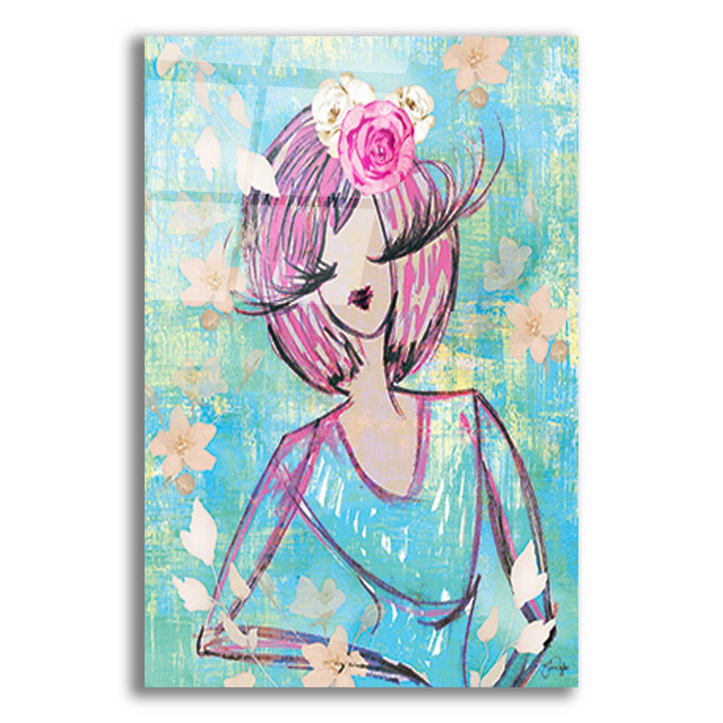 Epic Art 'Classy and Fabulous' by Yass Naffas Designs, Acrylic Glass Wall Art