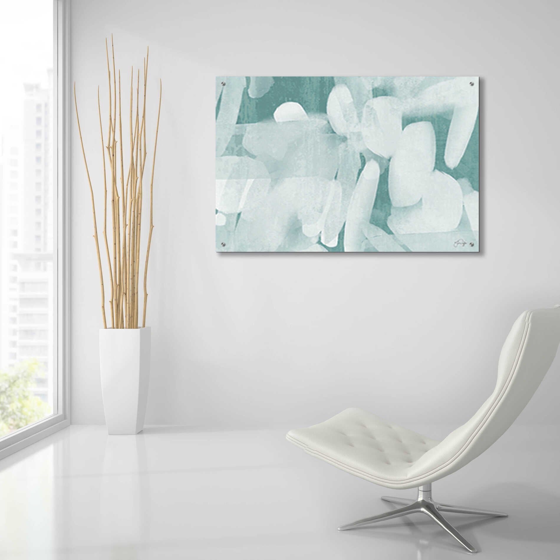 Epic Art 'Essence of Floating' by Yass Naffas Designs, Acrylic Glass Wall Art,36x24