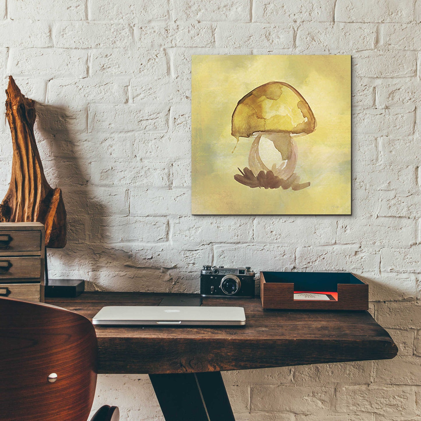 Epic Art 'Treasured Mushroom' by Yass Naffas Designs, Acrylic Glass Wall Art,12x12