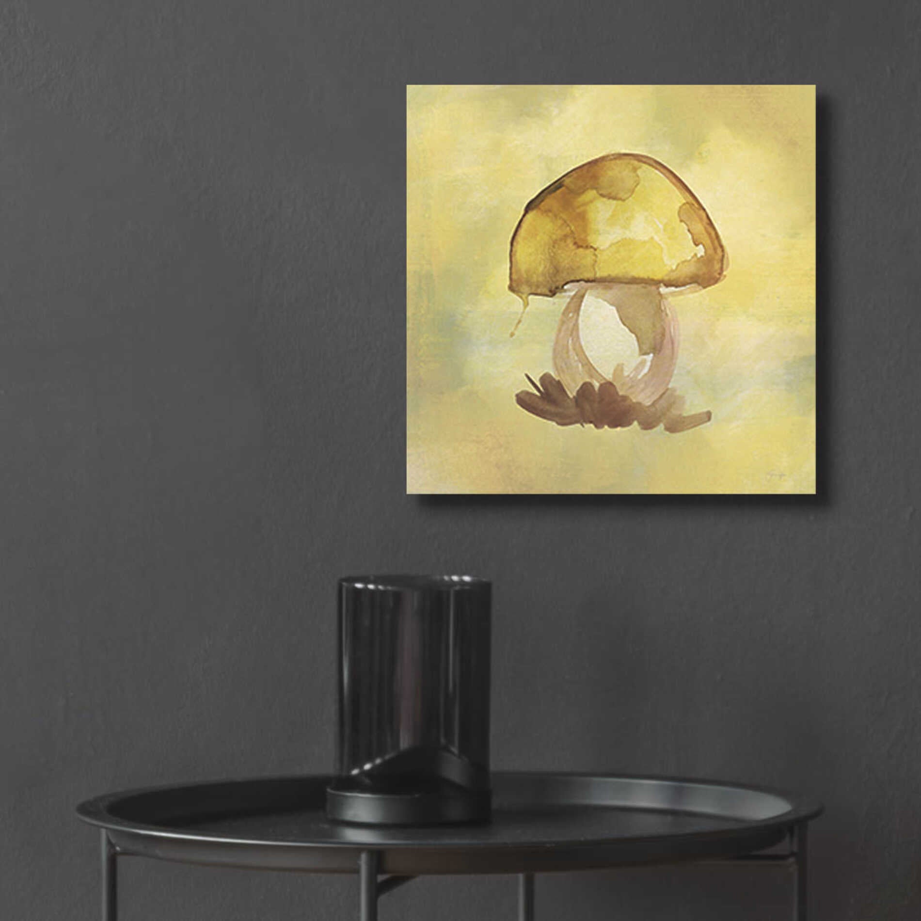 Epic Art 'Treasured Mushroom' by Yass Naffas Designs, Acrylic Glass Wall Art,12x12