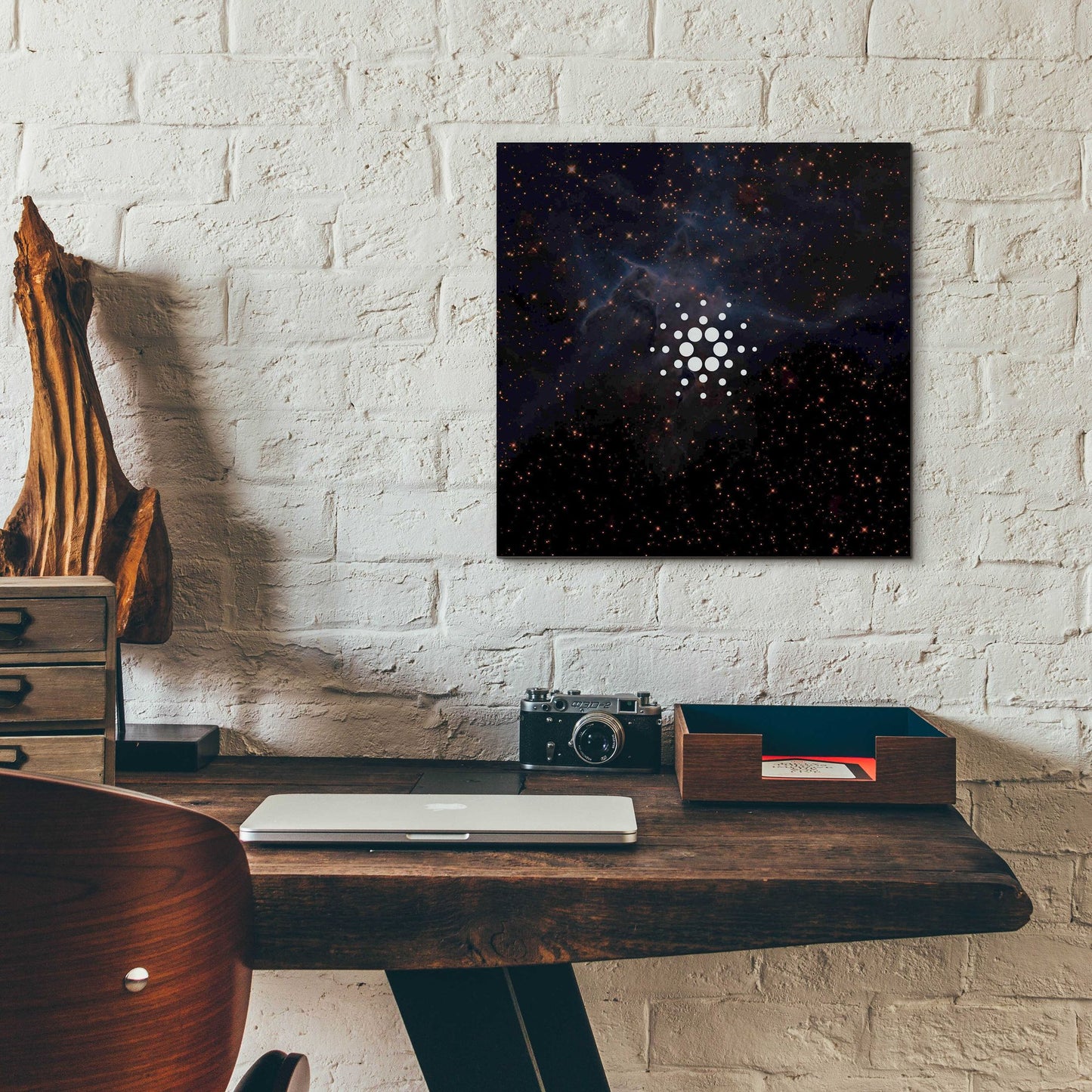 Epic Art 'Constellation Cardano' by Epic Portfolio, Acrylic Glass Wall Art,12x12