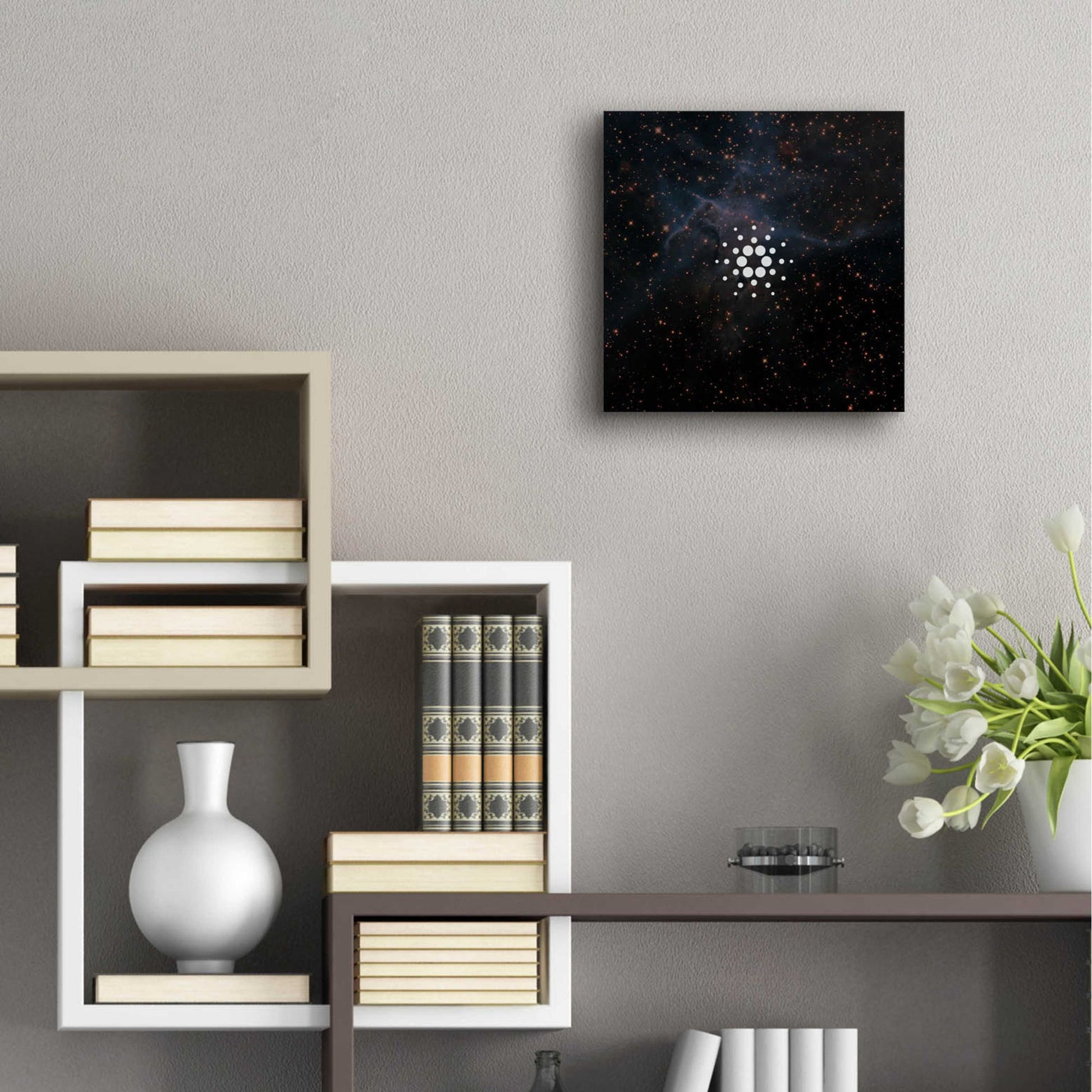 Epic Art 'Constellation Cardano' by Epic Portfolio, Acrylic Glass Wall Art,12x12